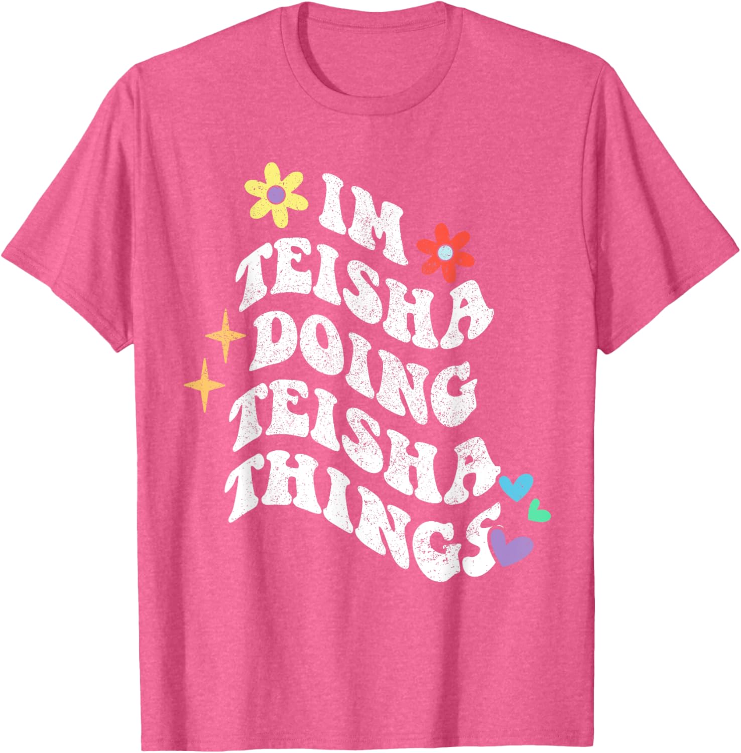 Retro Groovy Teisha Doing Teisha Things Funny Mother's T-Shirt - 13