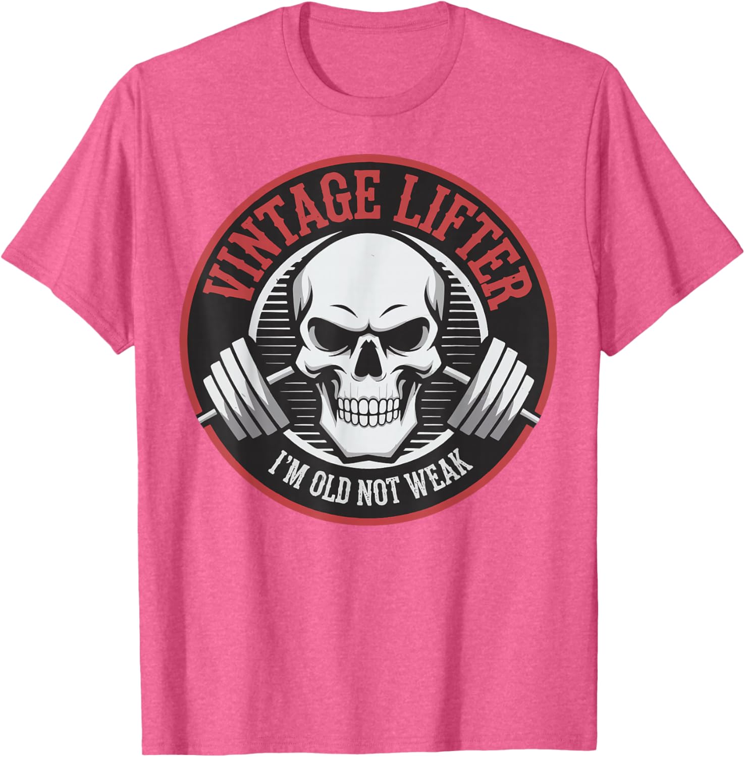 Vintage Lifter I'm Old Not Weak T-Shirt for Fitness Enthusiasts - 7