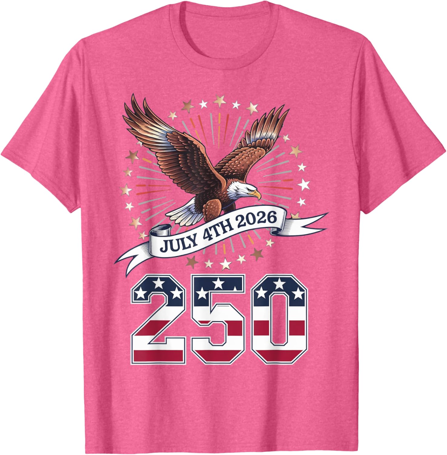 Celebrate 250 Years of Freedom with Our Patriotic July 4th T-Shirt - 8