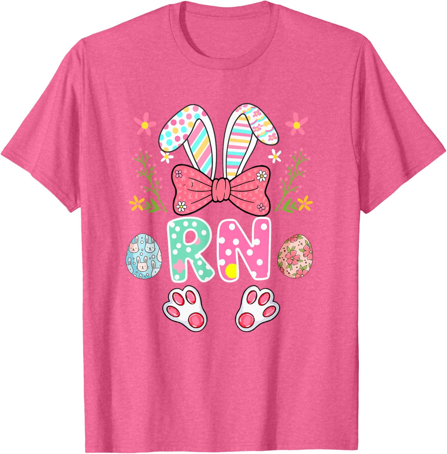 RN Job Easter Bunny Women's Costume T-Shirt for Egg Hunting Fun - 4