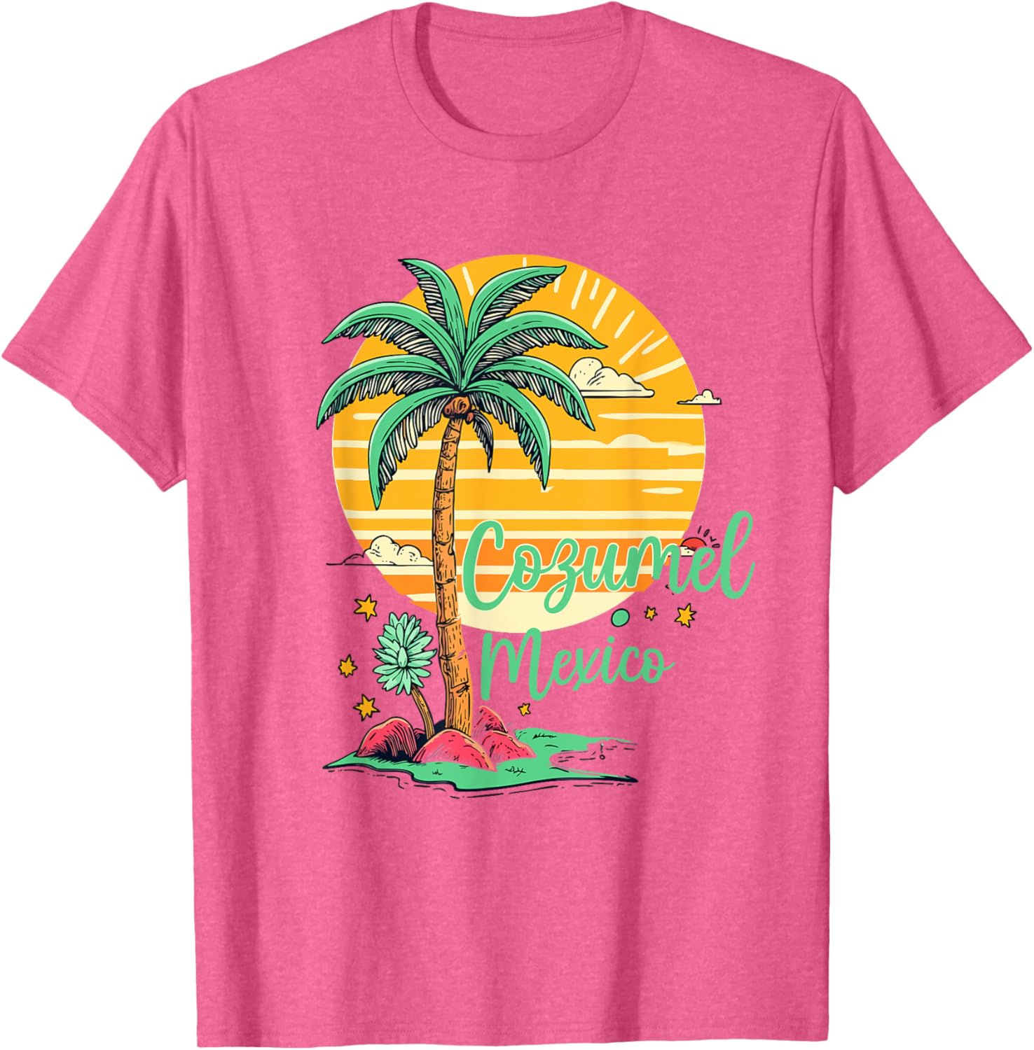 Cozumel Mexico Souvenir T-Shirt for Men and Women - Vacation Reminder Apparel - 1
