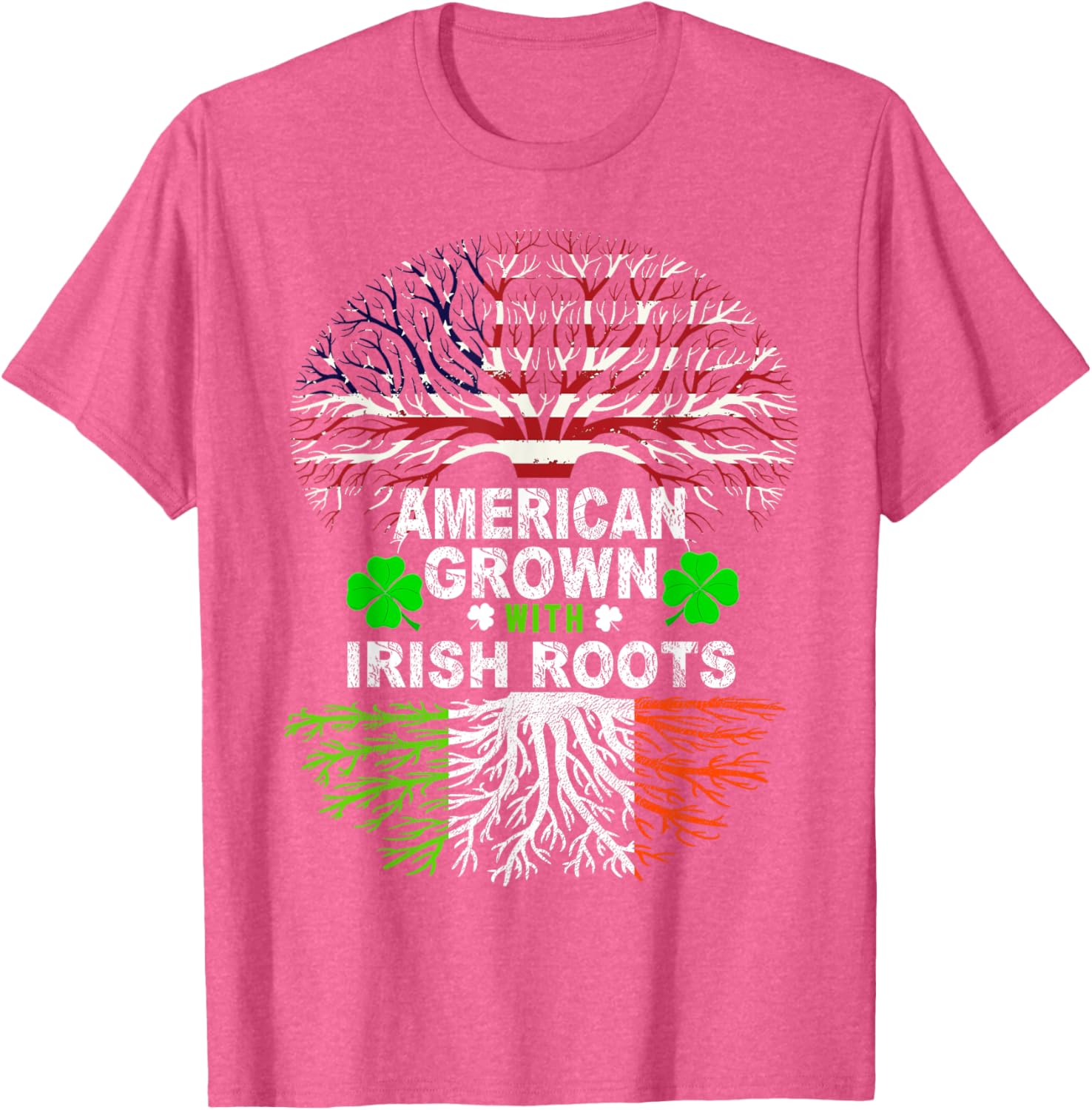 American Grown Irish Roots St. Patrick's Day T-Shirt for Festive Fun - 8