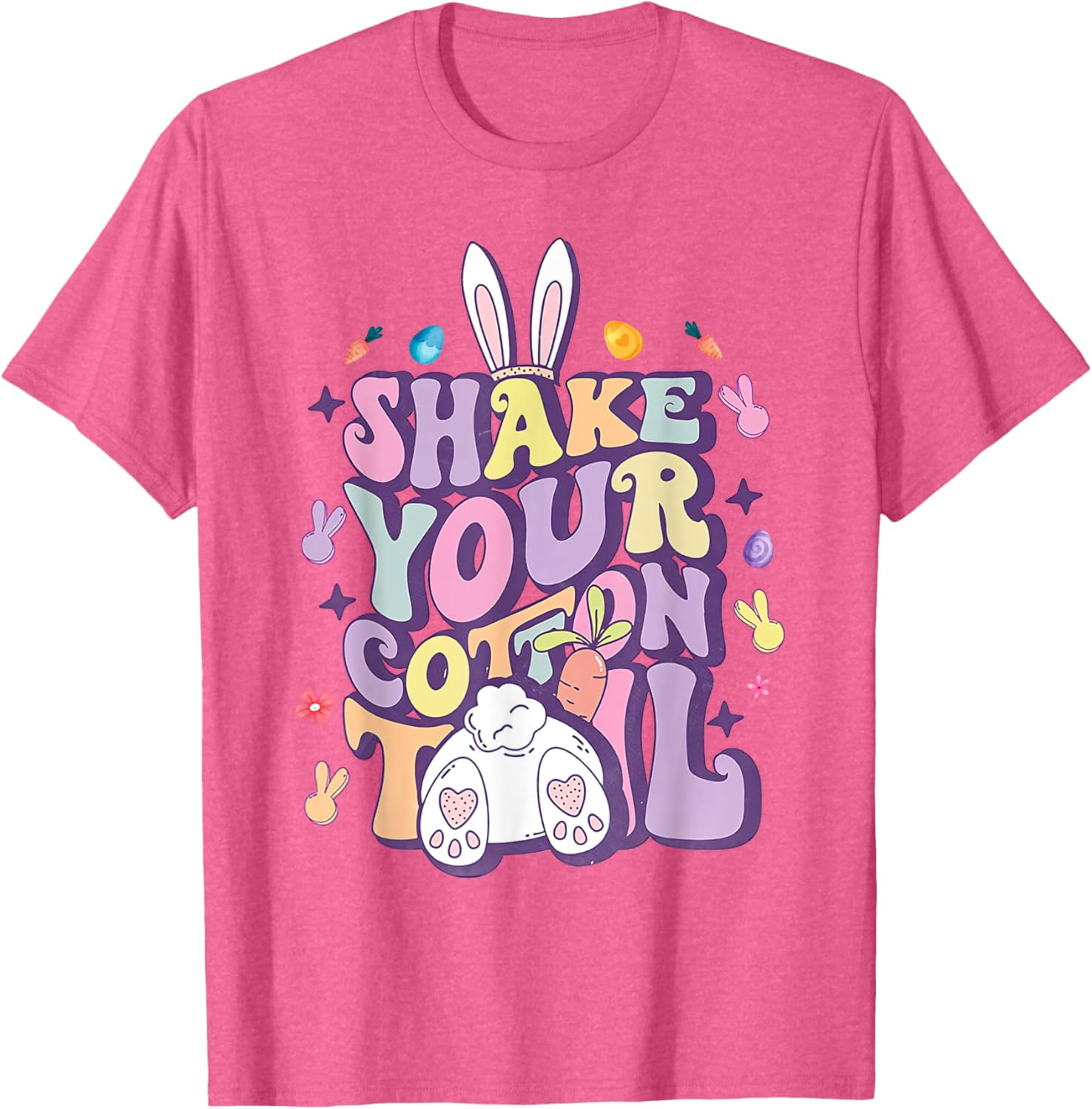 Shake Your Cotton Tail Funny Easter Bunny T-Shirt for Girls and Women - 23