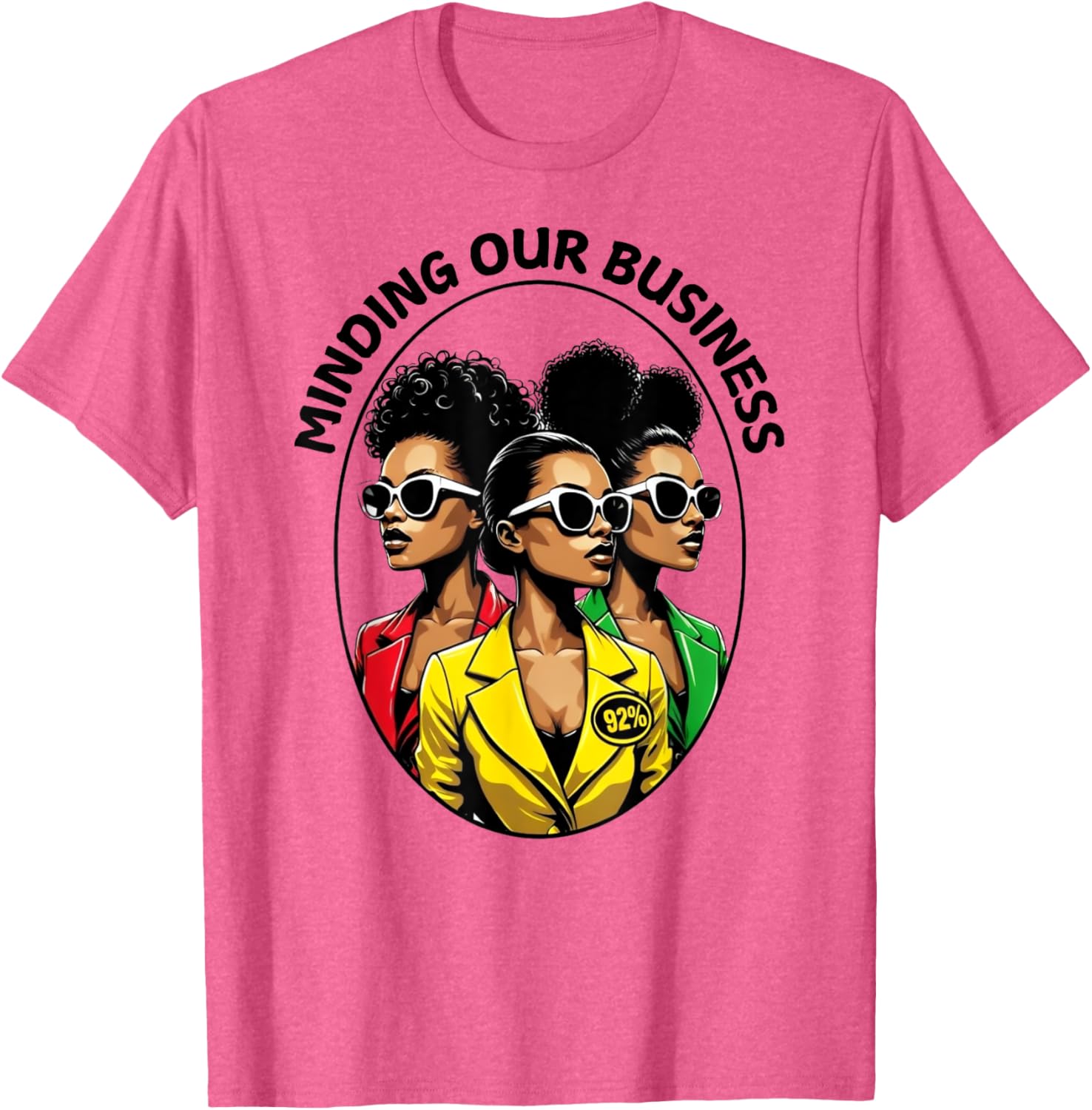 92 Percent Vote Tee for Black Women - Stylish and Empowering T-Shirt - 8