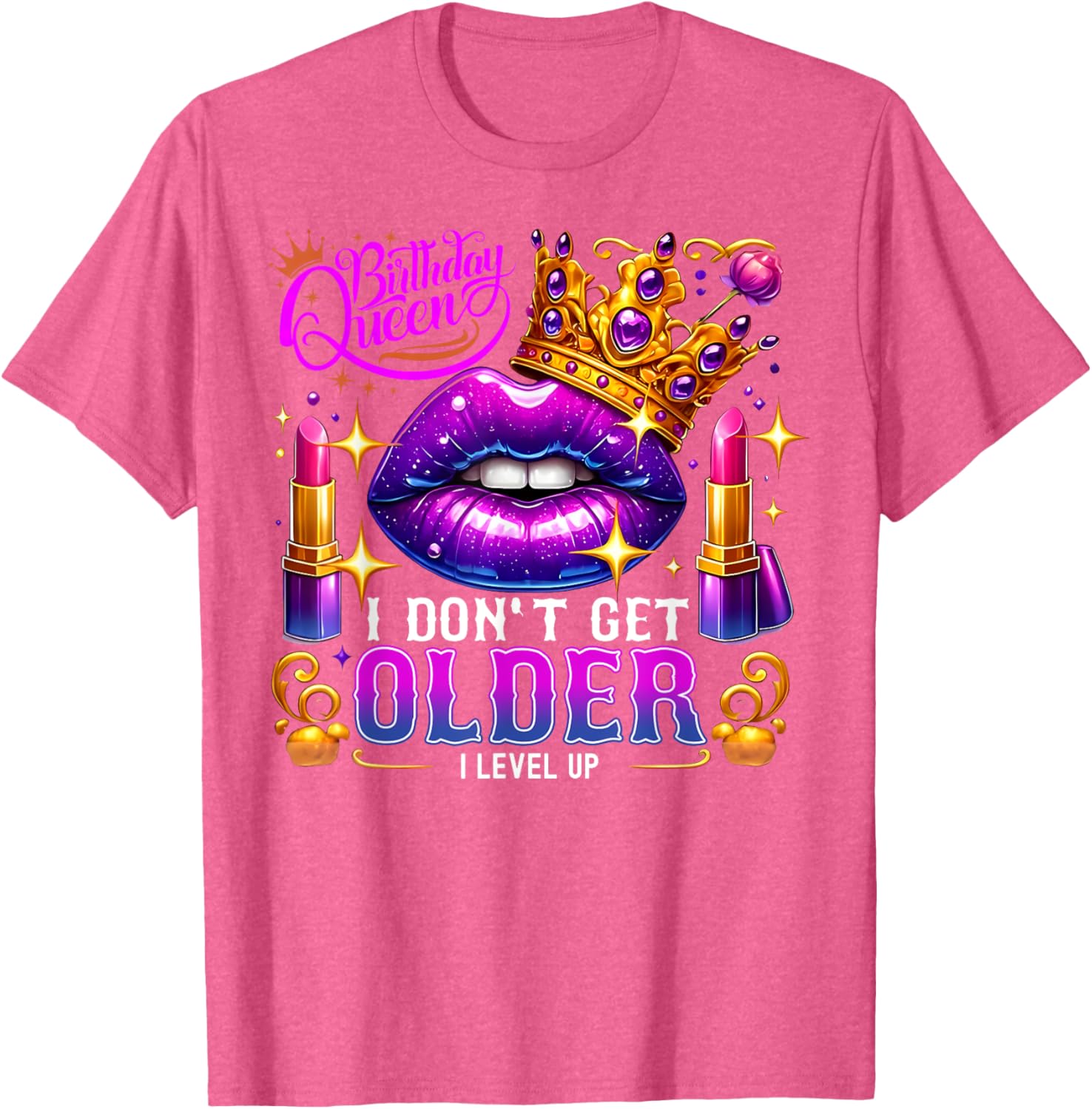 Birthday Queen Level Up T-Shirt for Women Fun Birthday Gift Idea - 11