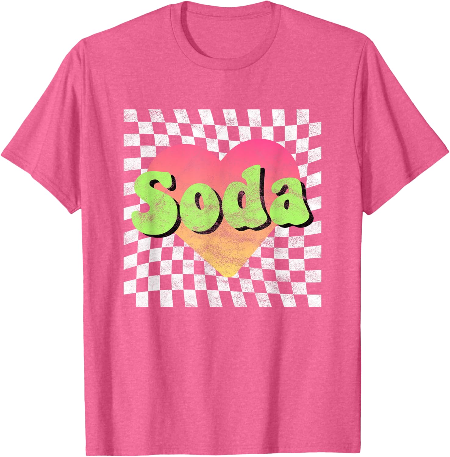 Soda Lover Heart Vintage Retro T-Shirt for Fun and Stylish Outfits - 5