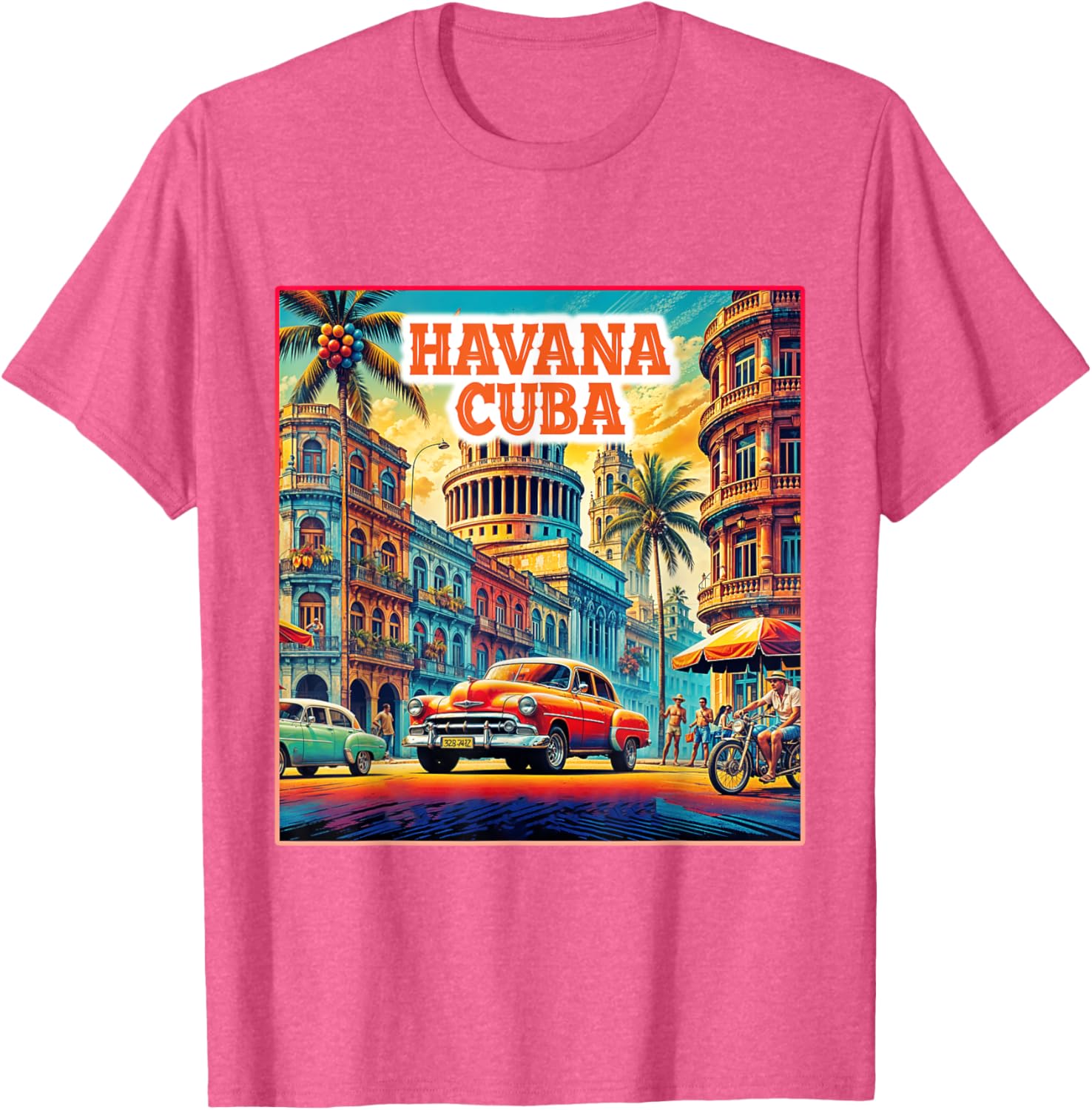 Vintage Havana Cuba Family Trip T-Shirt - Retro Tourist Tee for Fun Adventures - 15