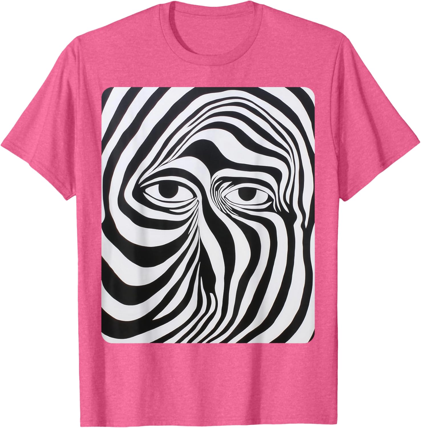 Stylish Eyes White and Black Designer T-Shirt for Trendy Fashion Lovers - 4