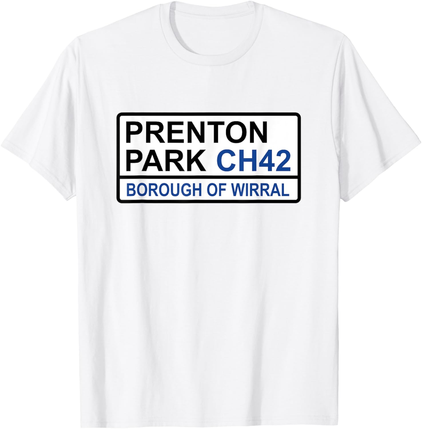 Tranmere Rovers Prenton Park Street Sign T-Shirt for Fans and Style - 3