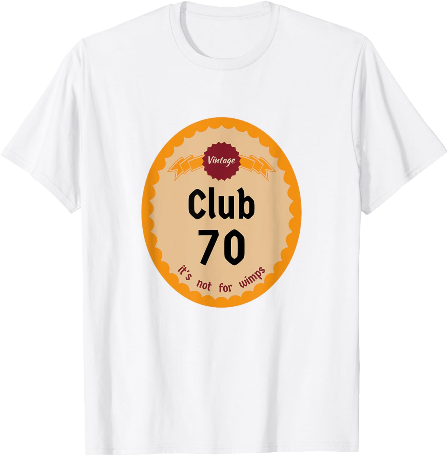 Vintage Club 70 It's Not for Wimps T-Shirt Cool Retro Graphic Tee - 4