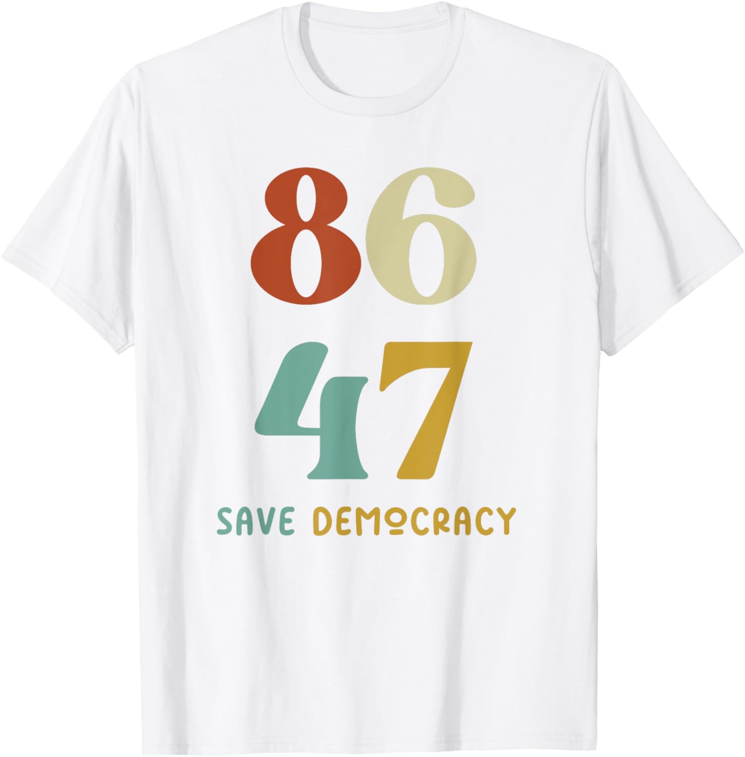 Save Democracy Anti Trump T-Shirt for Political Protest Enthusiasts - 2