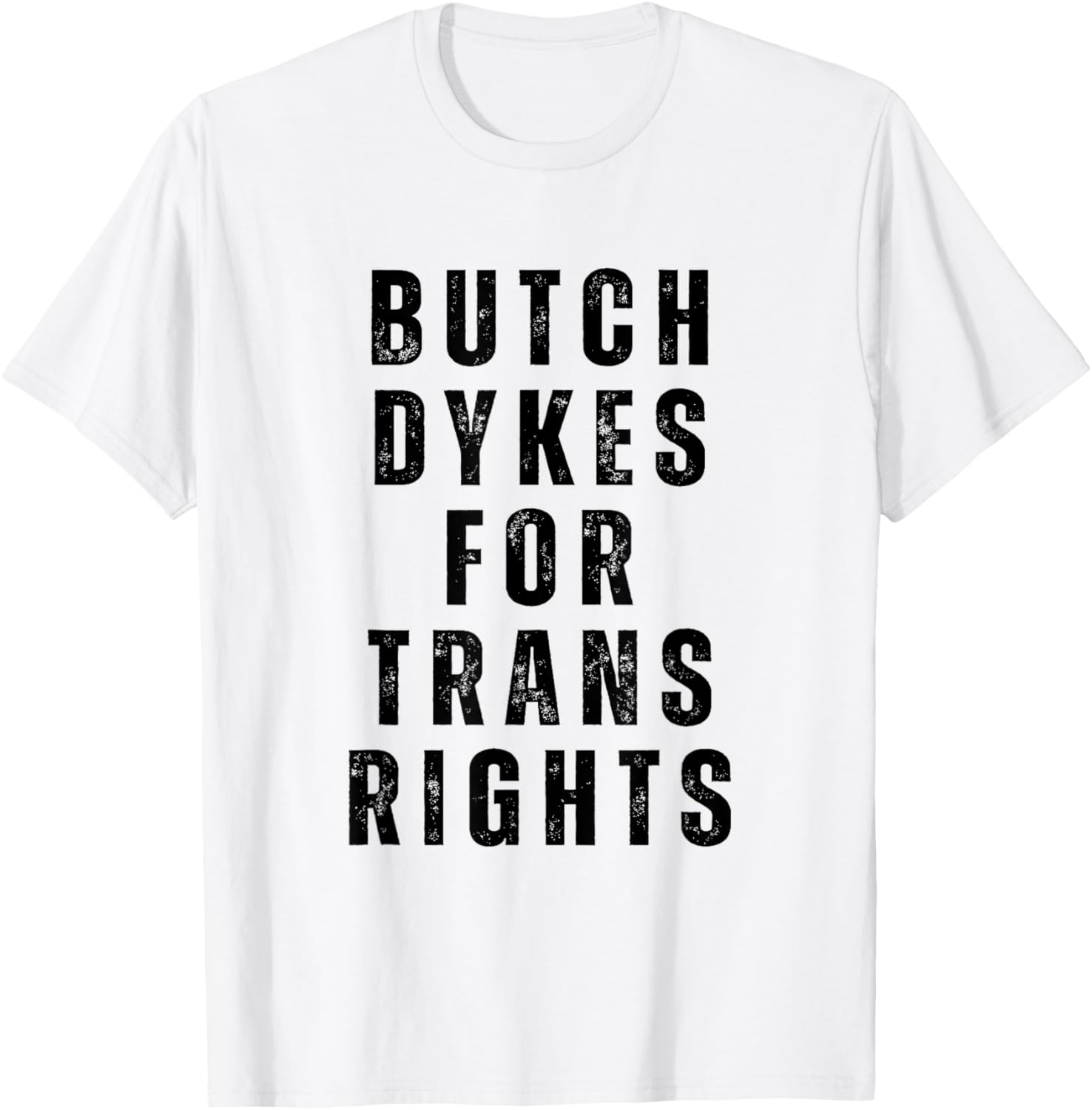 Butch and Femme Dykes for Trans Rights Supportive T-Shirt - 1