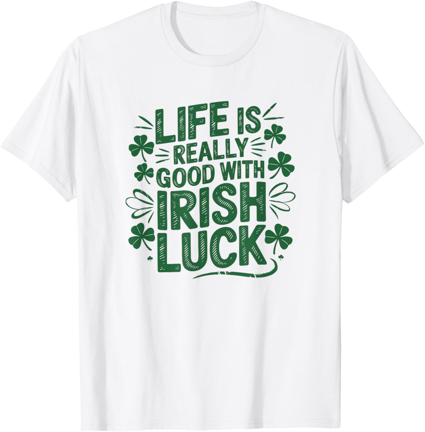 Celebrate St. Patrick's Day in Style with Our Irish Luck Tee Shirt - 2