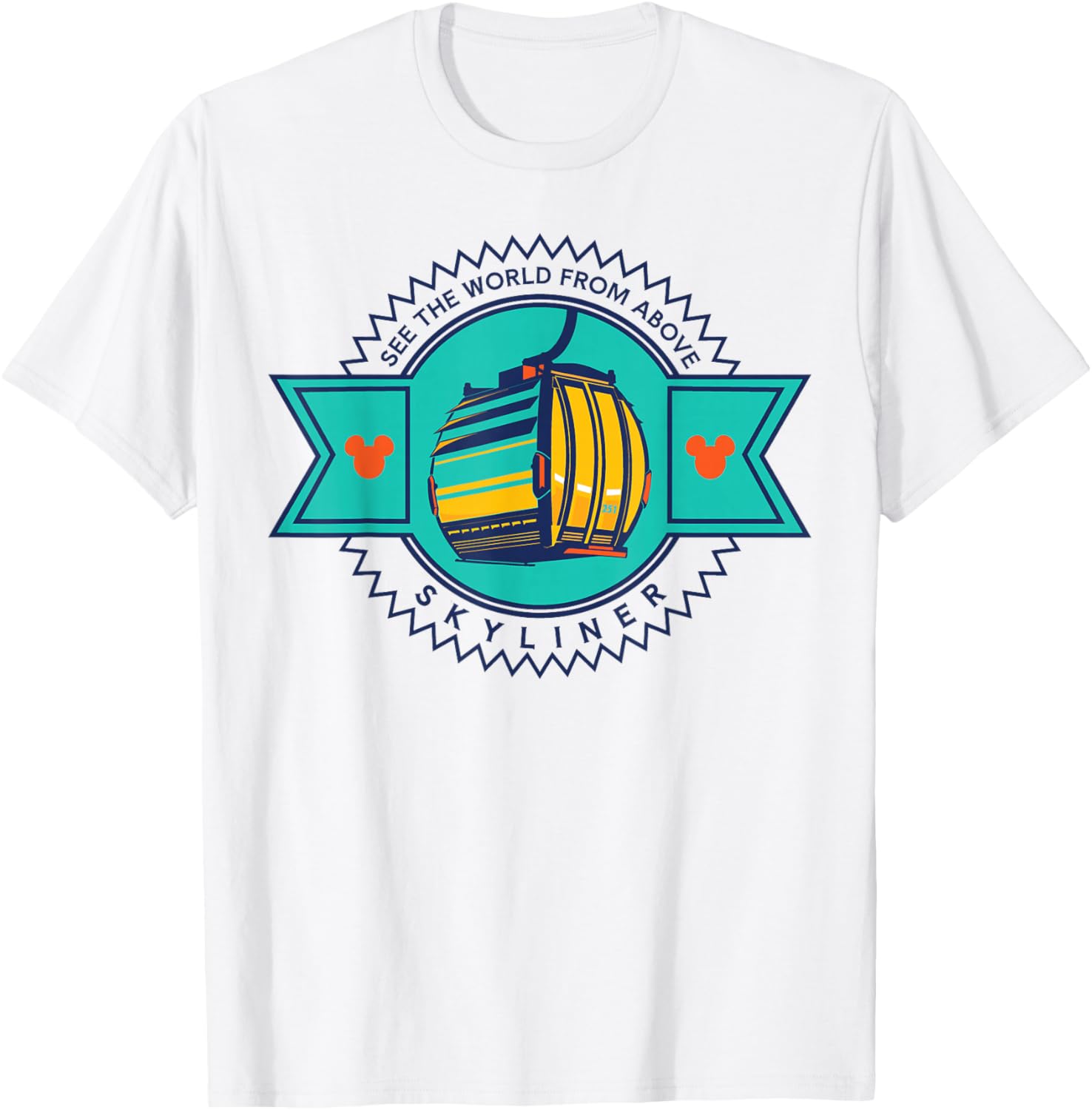 Skyliner Mouse Ears Theme Park T-Shirt for a Magical Vacation Adventure - 6