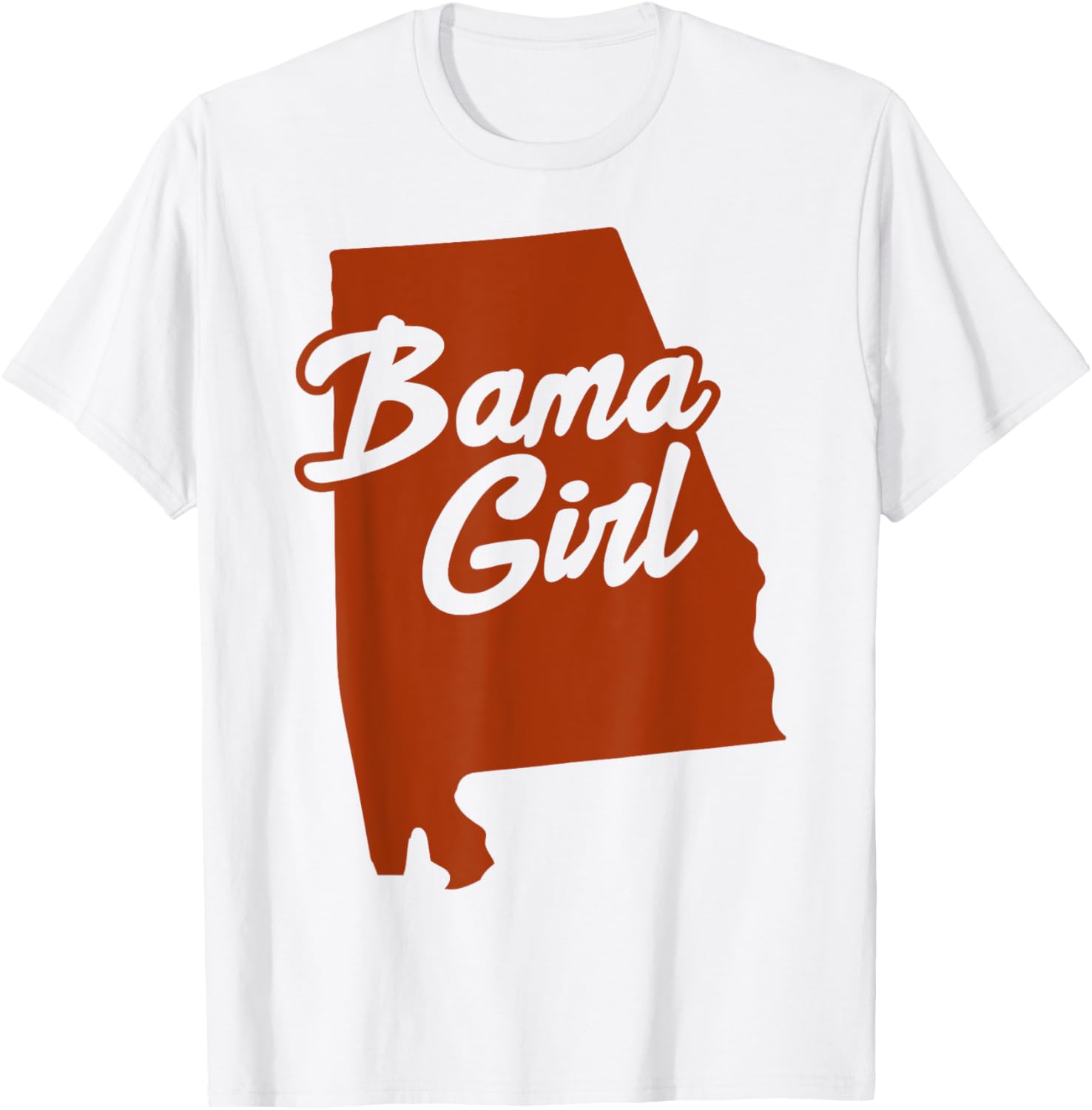 Alabama State Bama Girl T-Shirt for Proud Alabamians Clothing - 1