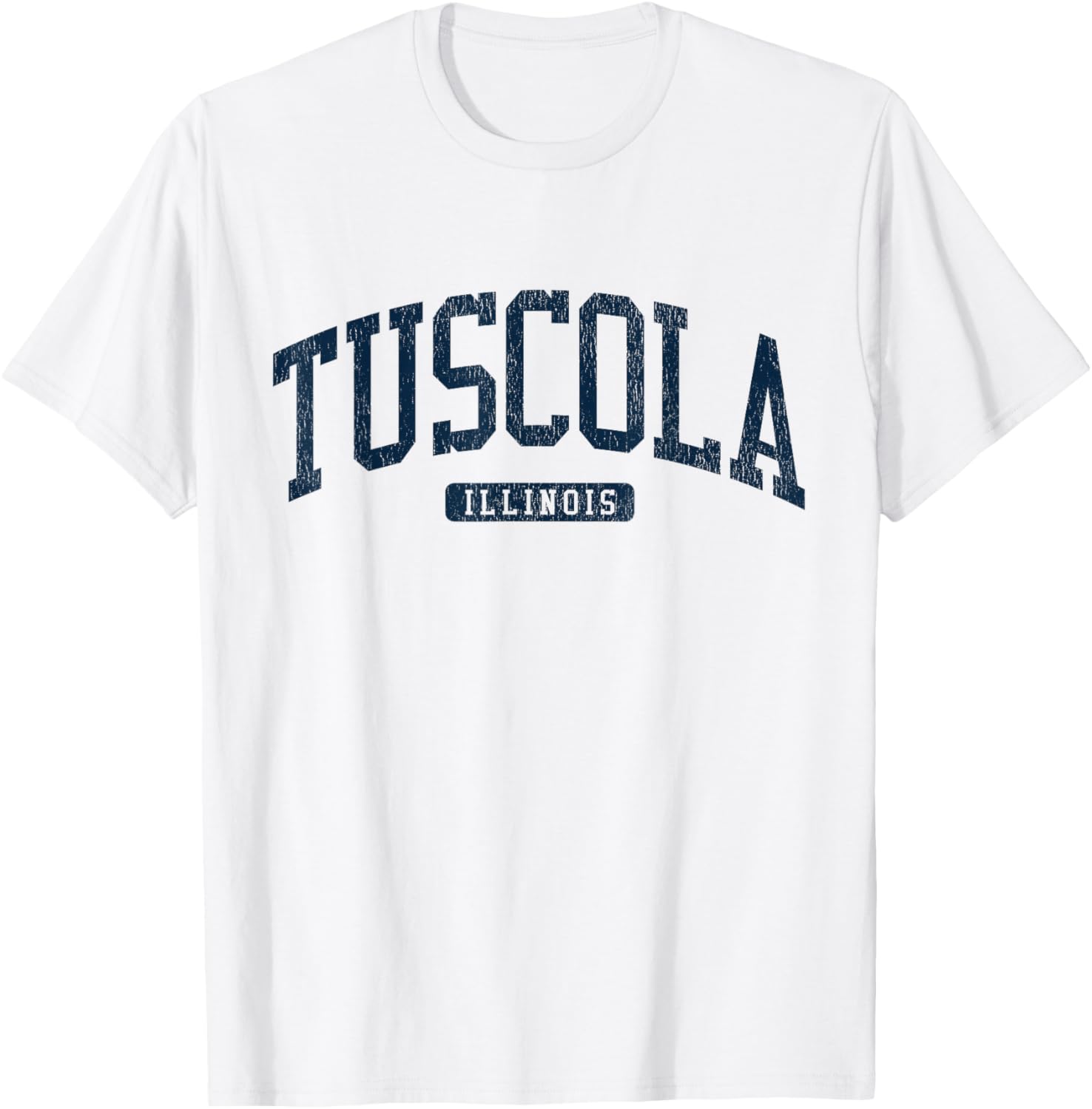 Tuscola Illinois College University Style Blue T-Shirt for Students - 13