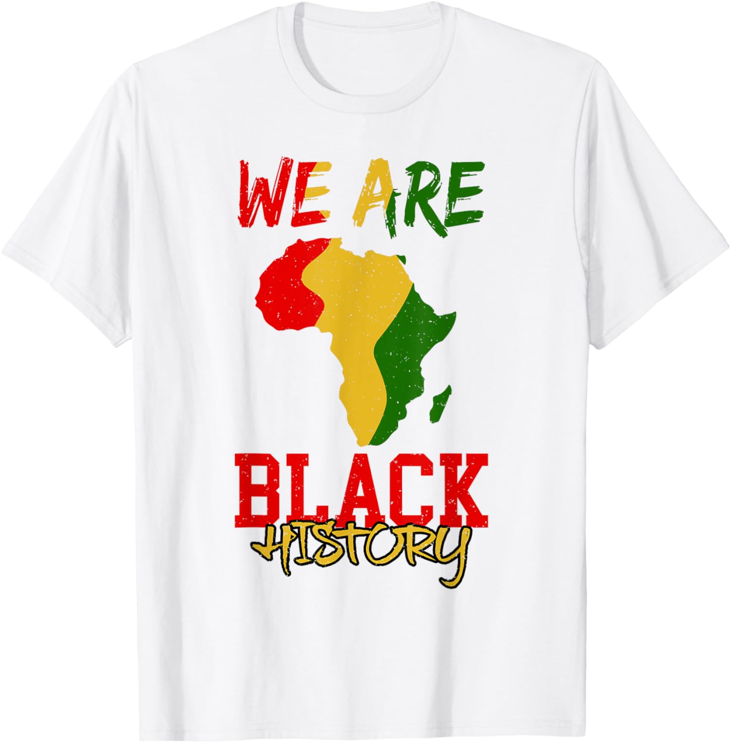Celebrate Black History Month with African American Map T-Shirt - 6