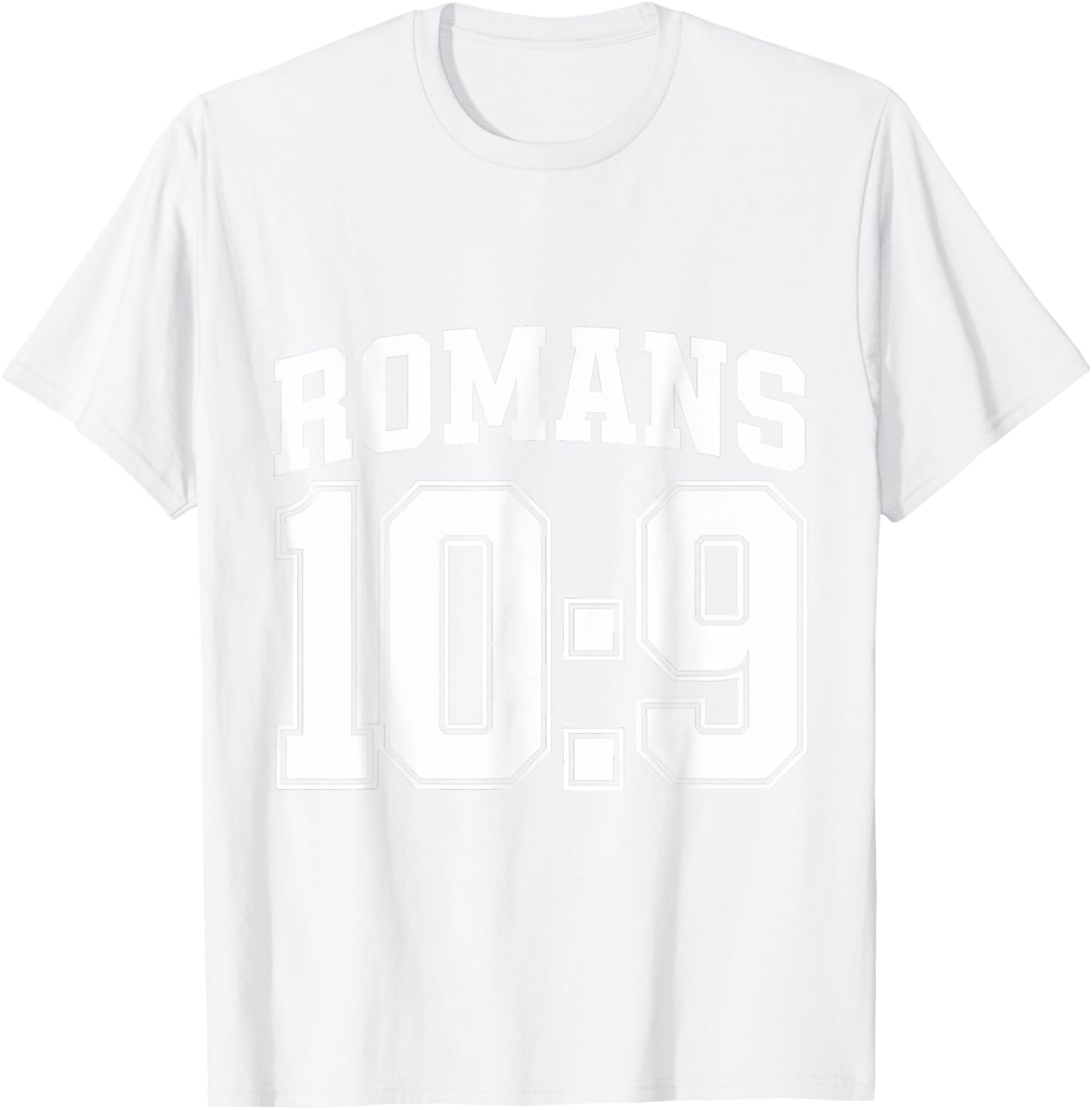 Romans 10:9 Christian Sports Jersey Motivational T-Shirt for All Fans - 14