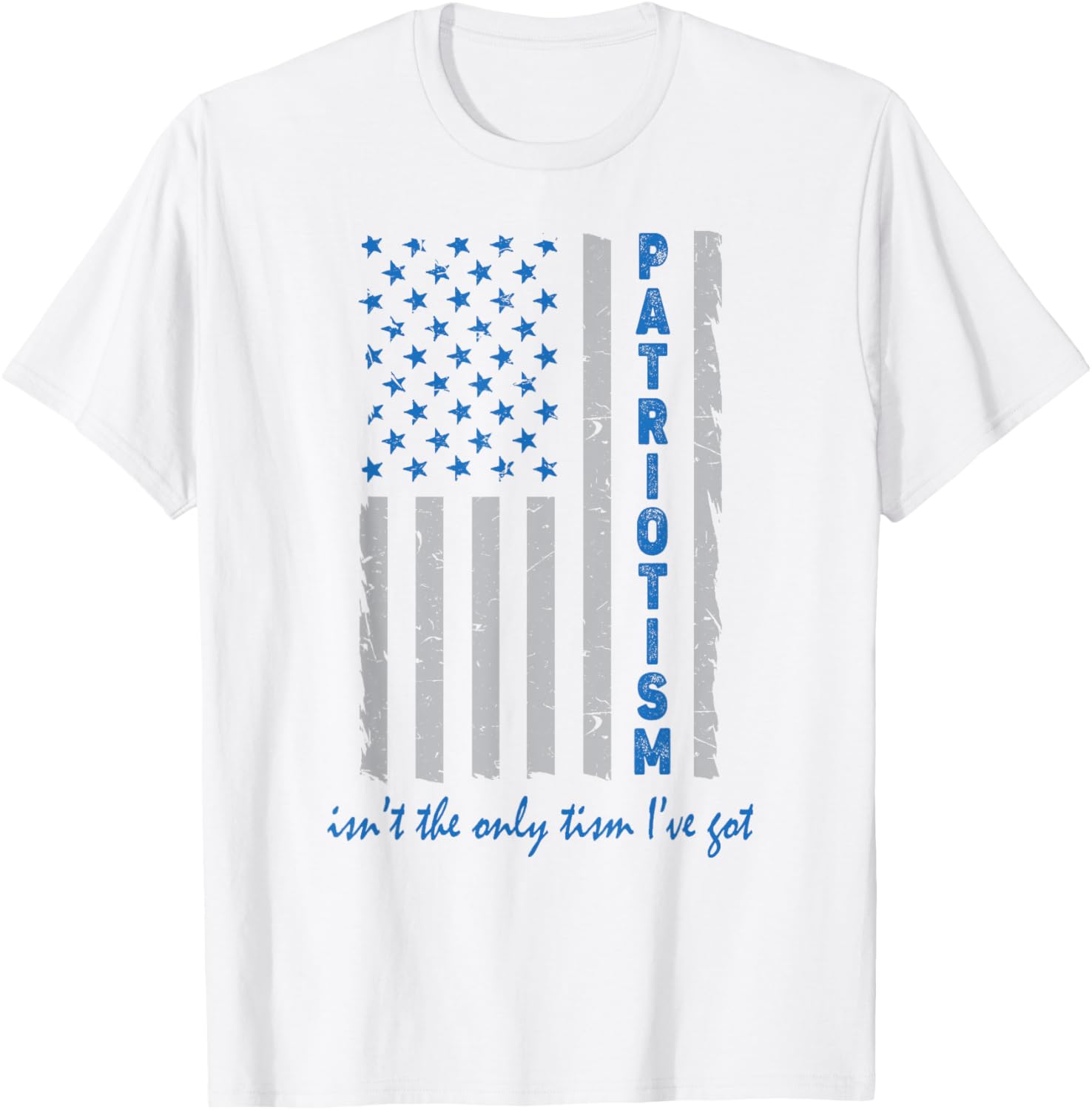 American Flag Autism T-Shirt for Proud Patriots - Unique and Fun Design - 3