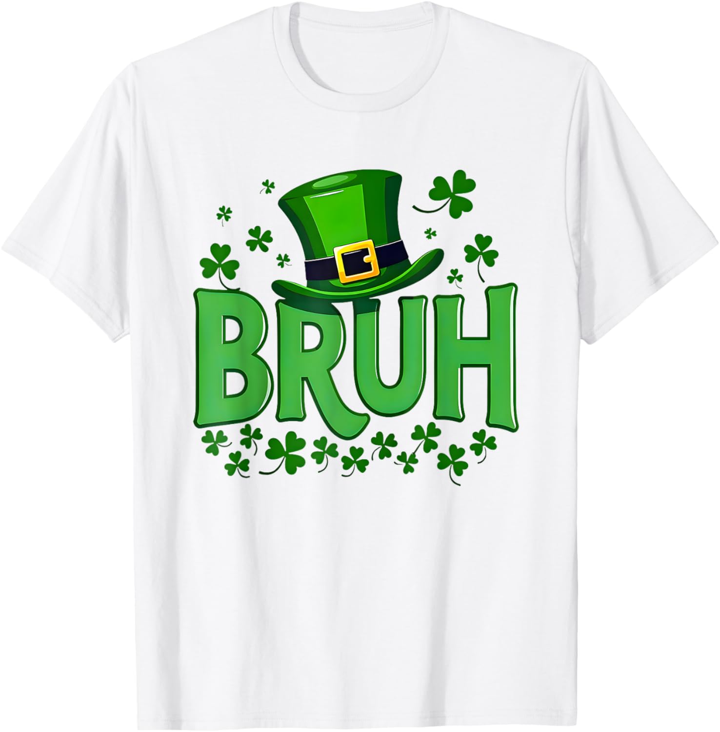 Cool Bruh Dabbing Shamrock T-Shirt for St Patricks Day Teens and Kids - 5