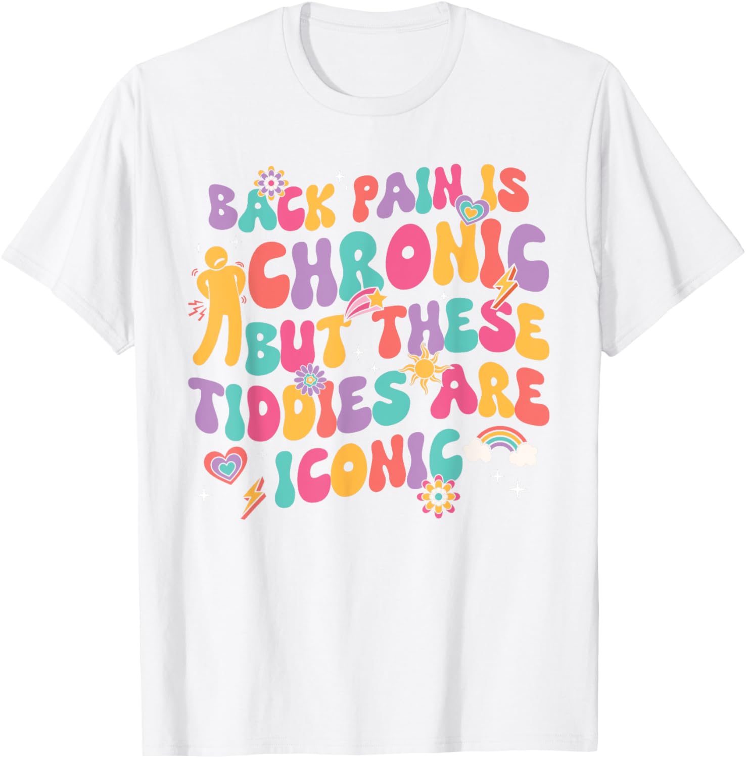 Chronic Back Pain T-Shirt with Iconic Design for Comfort and Style - 7