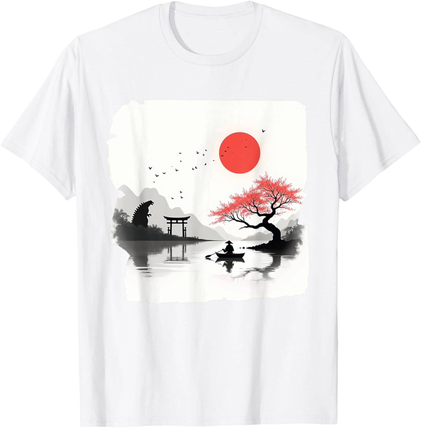 Retro Vintage Japanese Kaiju Art T-Shirt for Unique Style Lovers - 21