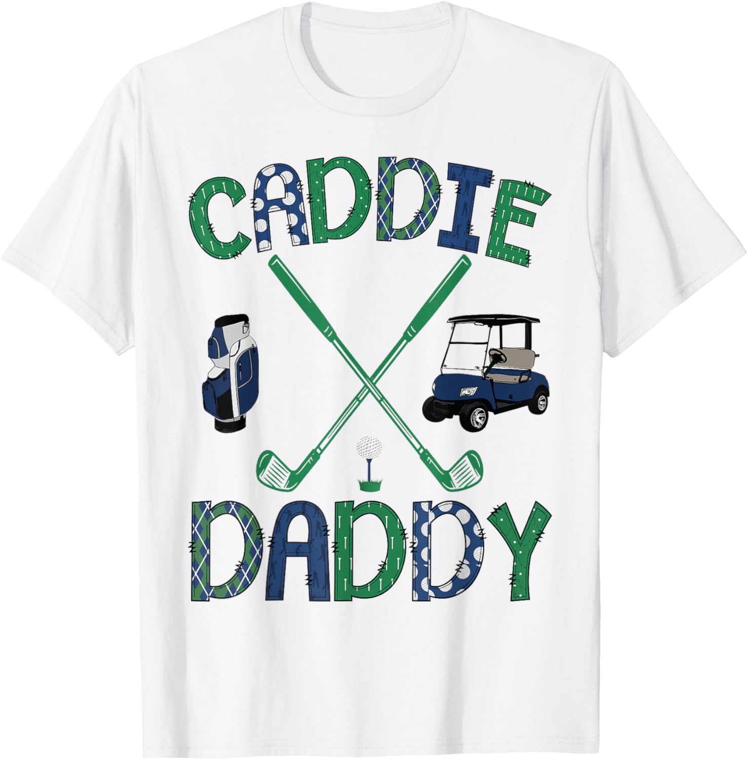 Caddie Daddy Hole in One Birthday Golfer T-Shirt for Golf Lovers - 3
