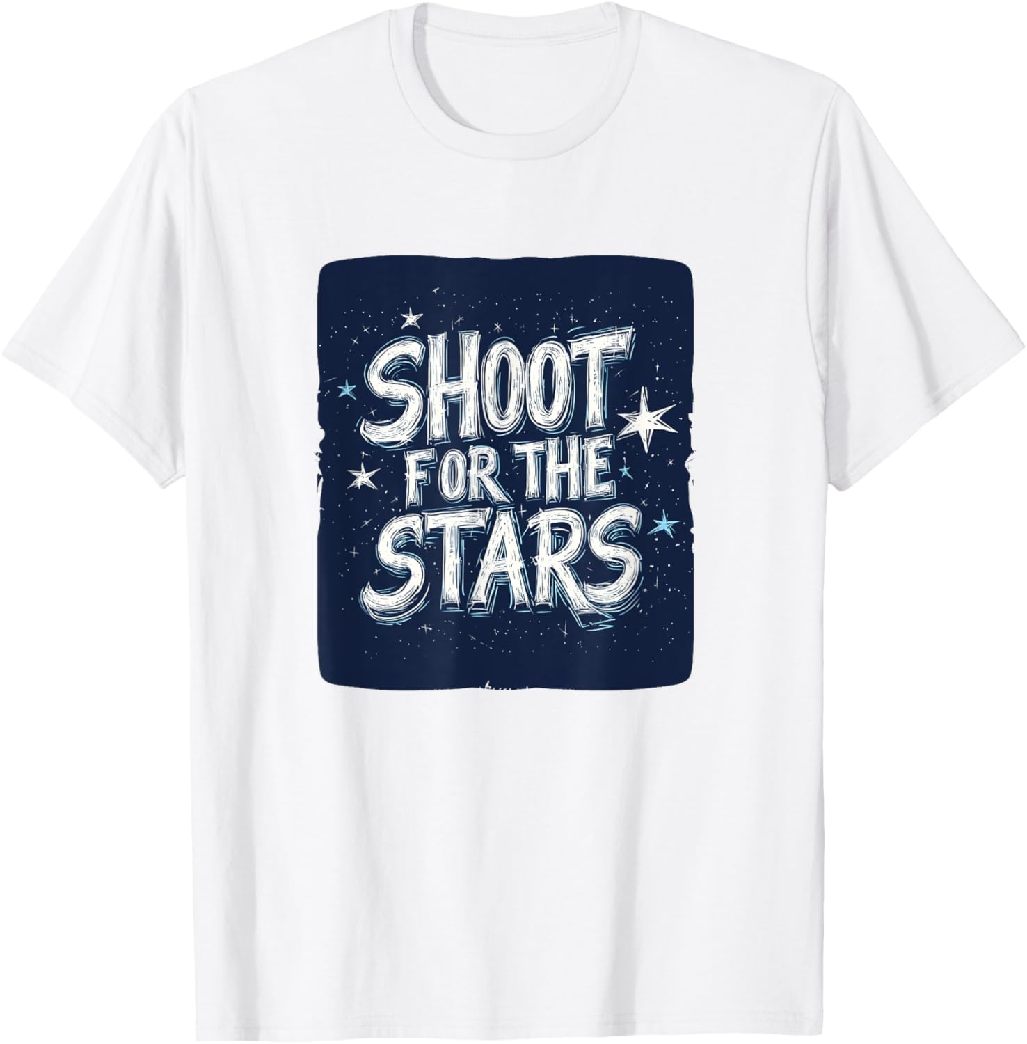 Awesome Shoot for the Stars Statement T-Shirt for Trendy Style - 22