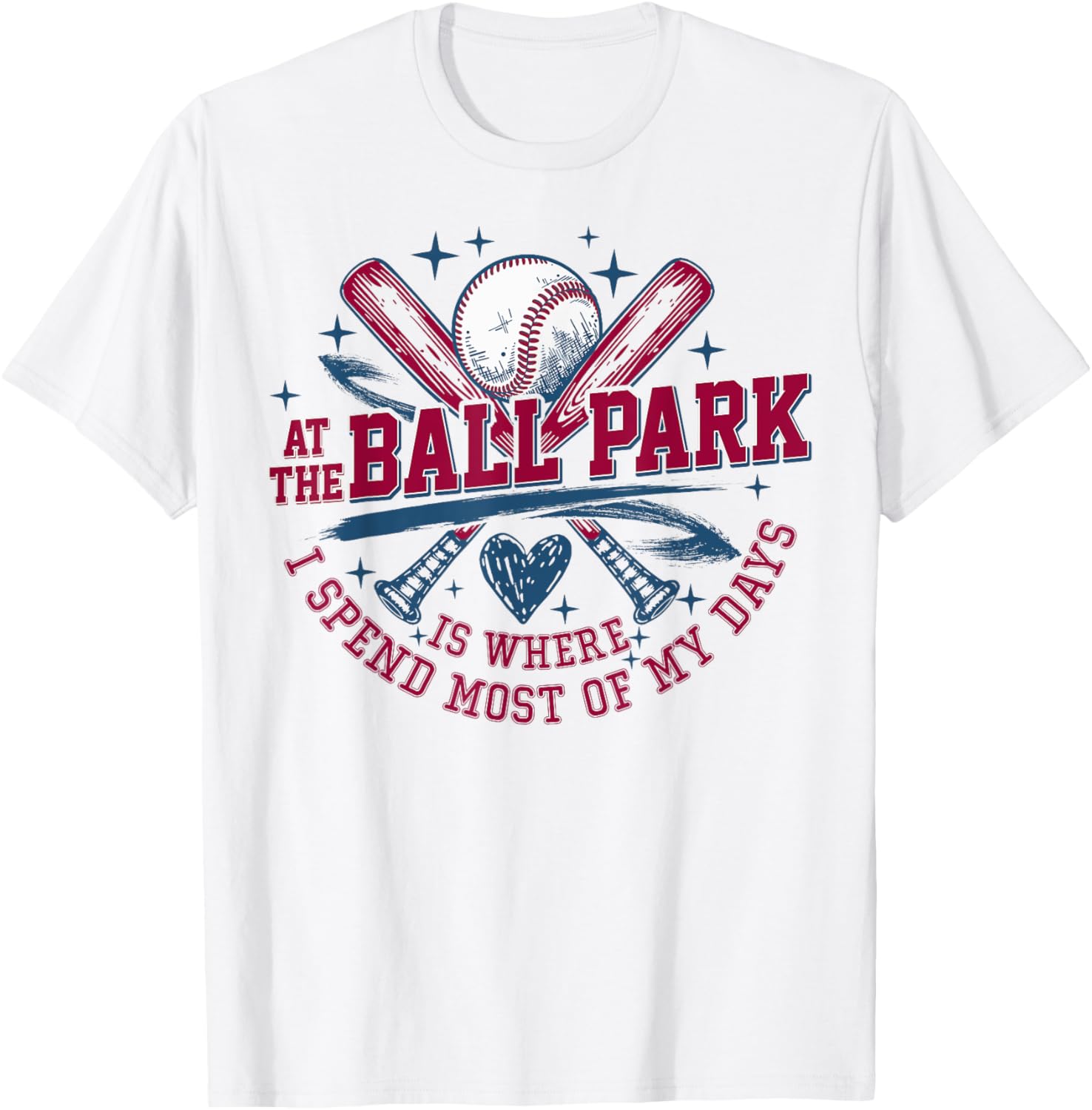At the Ballpark T-Shirt for Sports Lovers – Perfect Game Day Apparel - 5
