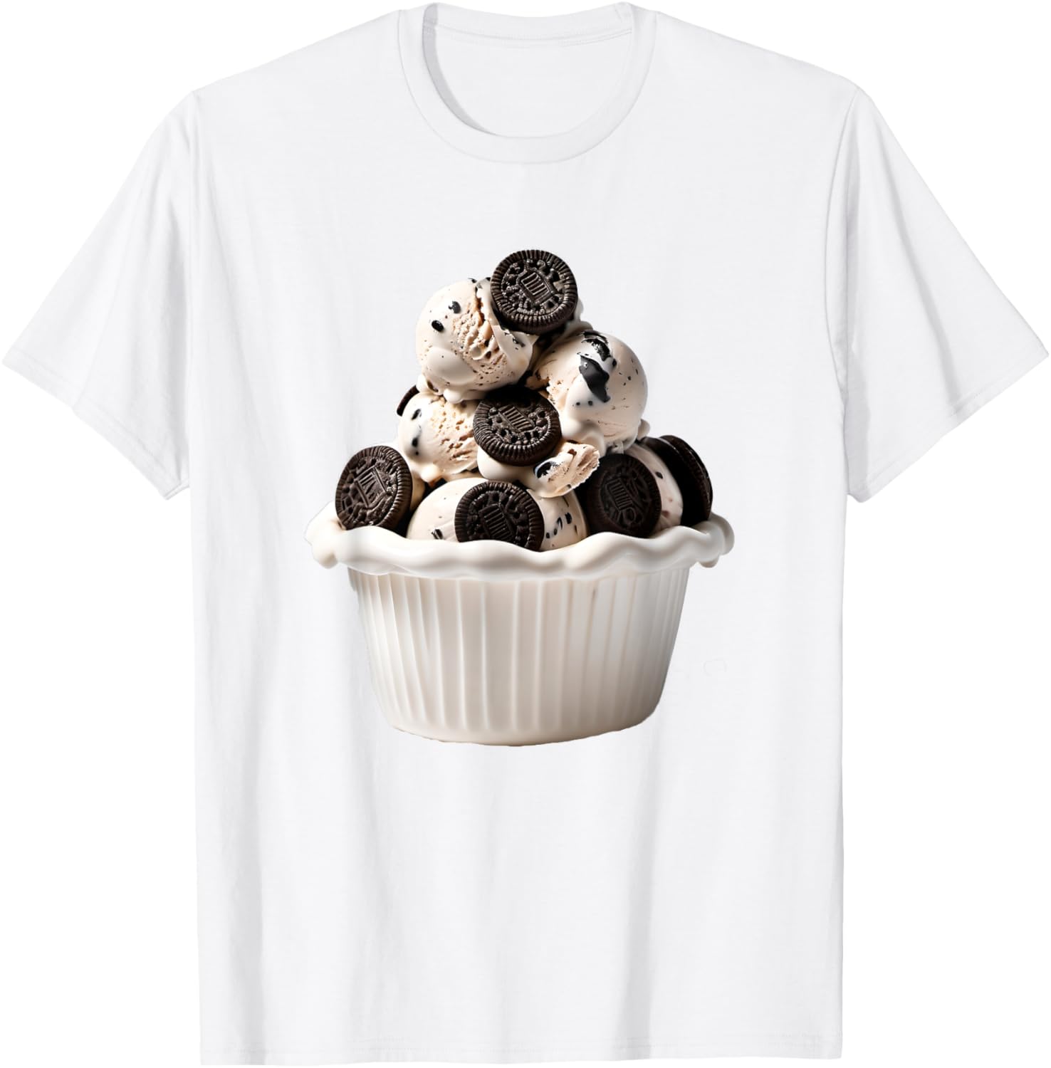 Cookies and Cream Ice Cream T-Shirt for Ice Cream Lovers and Fun Gifts - 24