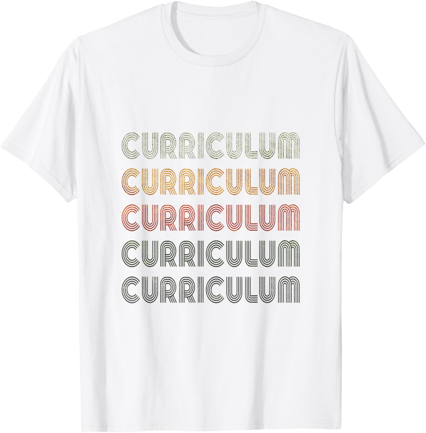 Vintage Grunge Love Heart Curriculum Tee Black T-Shirt for Casual Style - 12