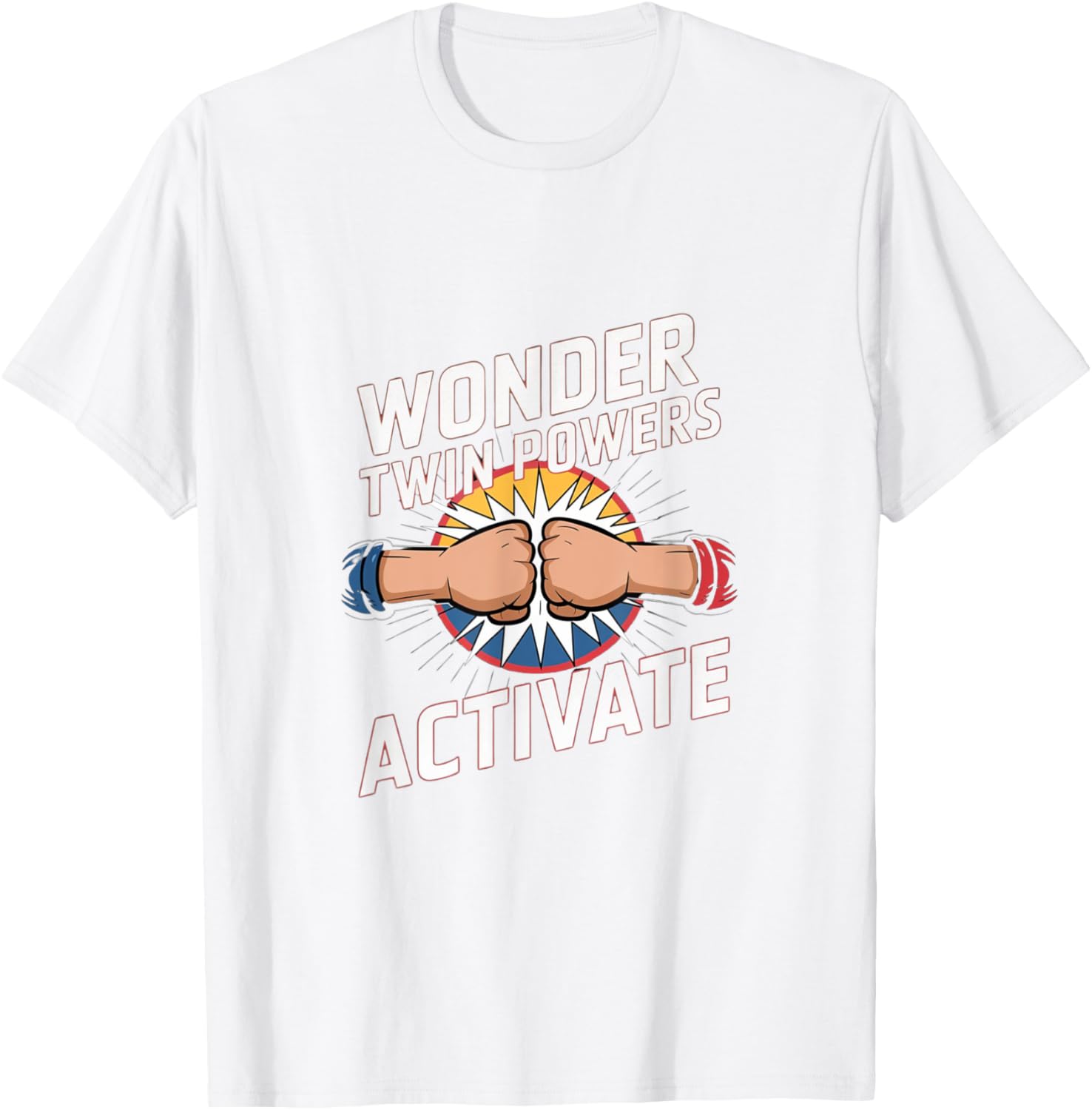 Wonder Twin Powers Activate Sibling T-Shirt for Brother and Sister - 2