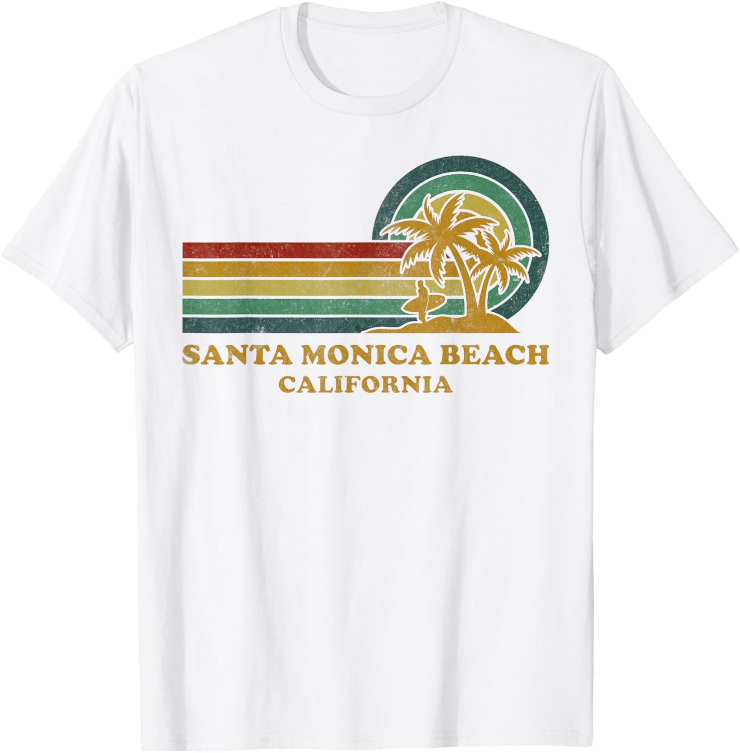 Santa Monica Beach Family Summer Vacation T-Shirt for Fun Days Out - 1