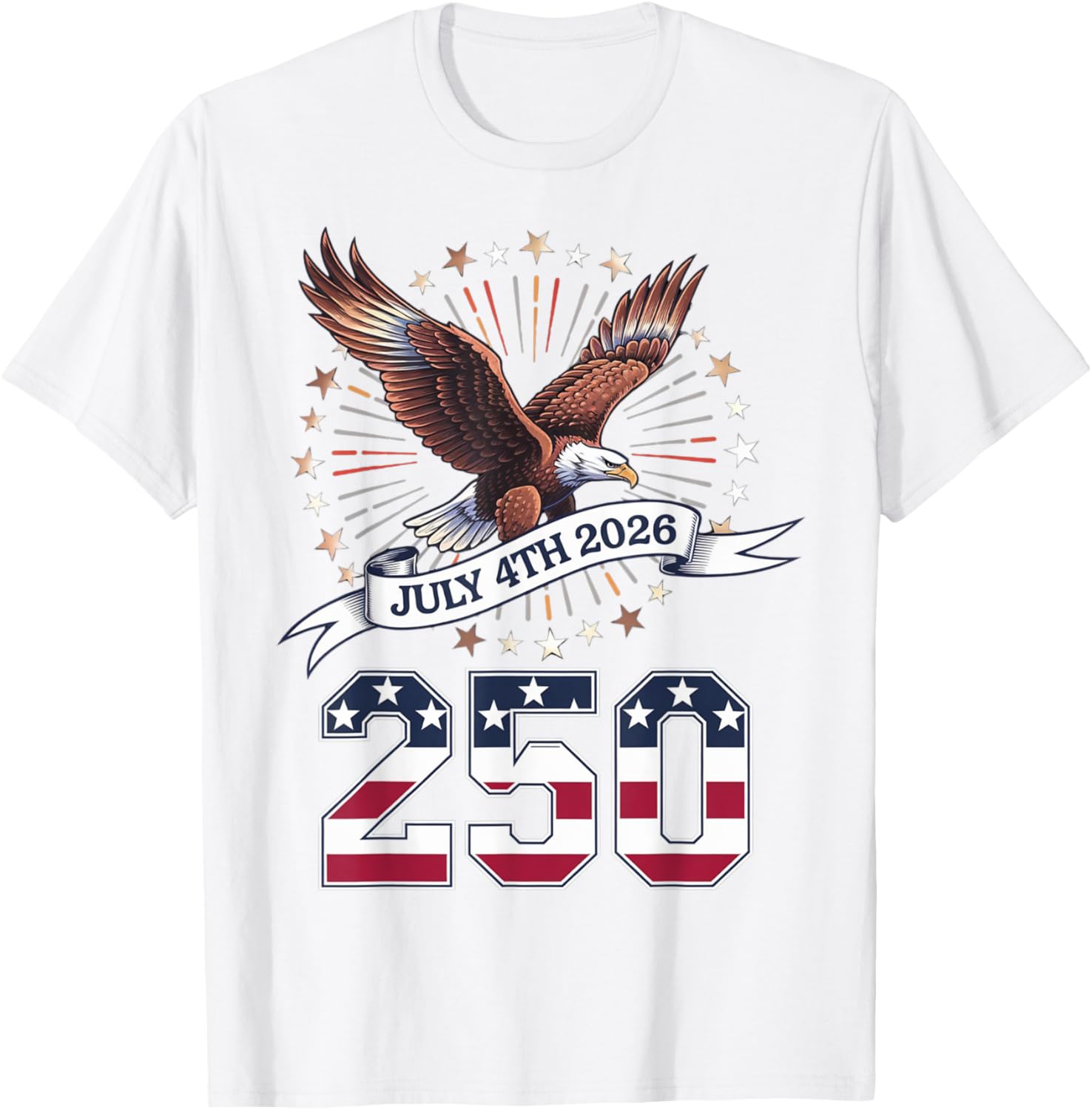 Celebrate 250 Years of Freedom with Our Patriotic July 4th T-Shirt - 10