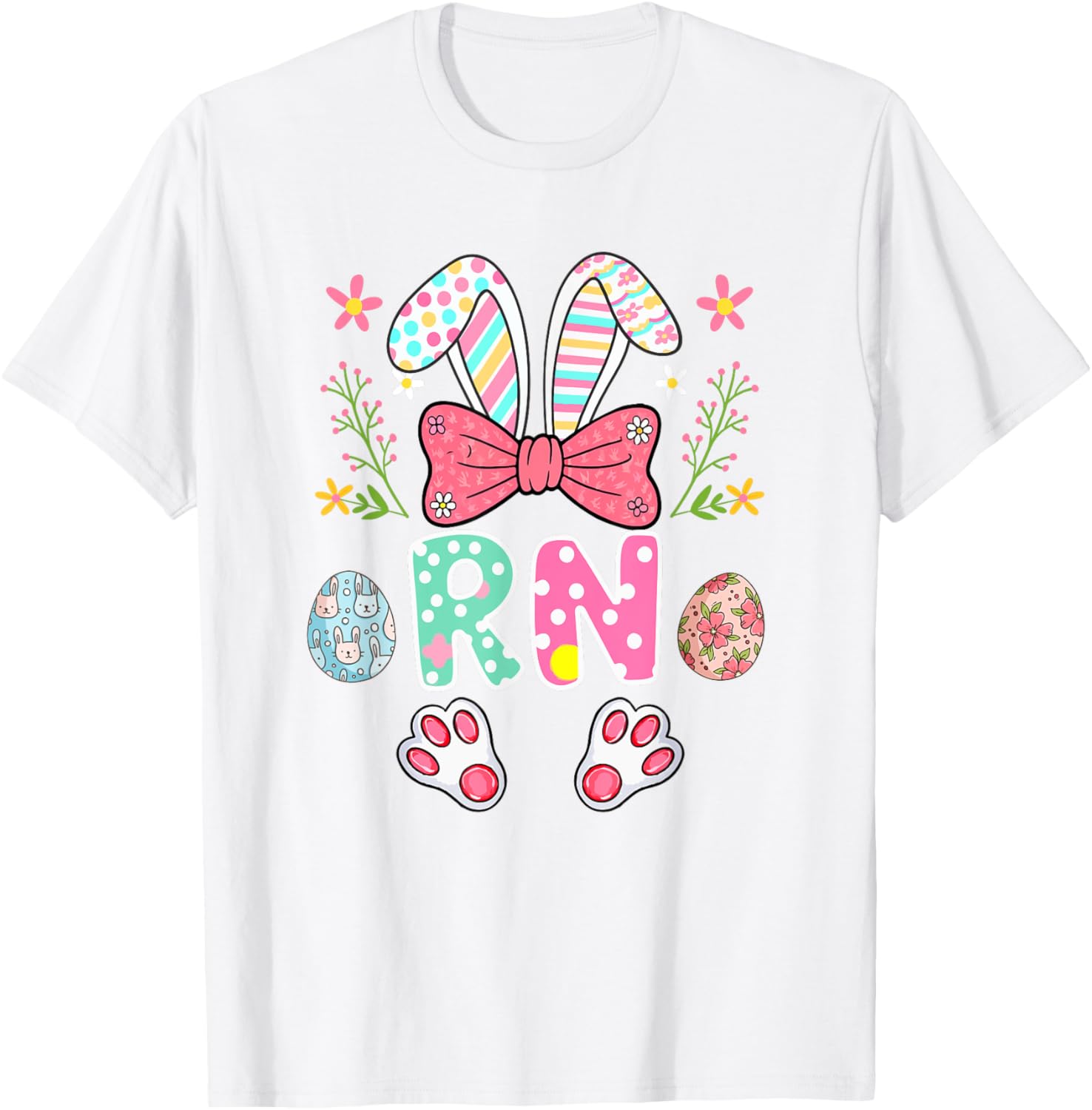 RN Job Easter Bunny Women's Costume T-Shirt for Egg Hunting Fun - 2