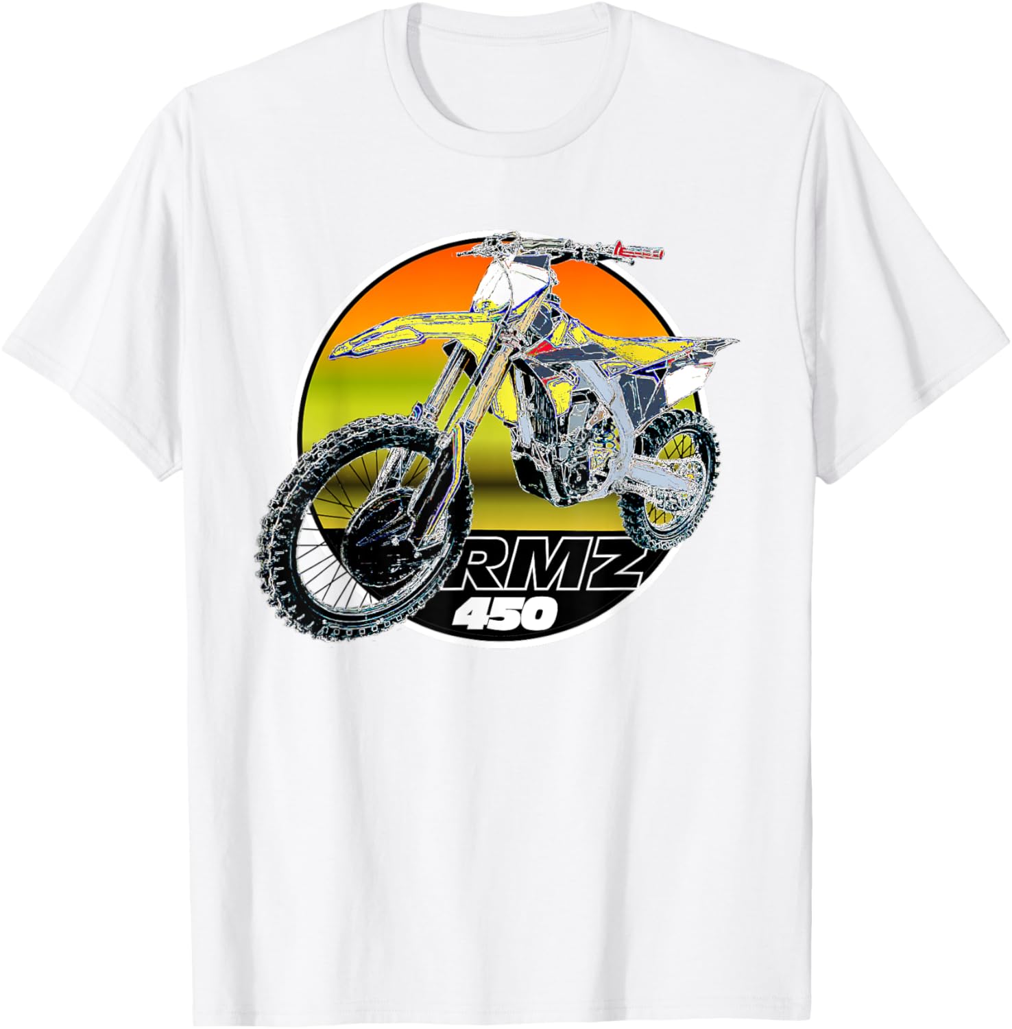 RMZ 450 Motocross Off Road T-Shirt for Motorcycle Enthusiasts - 8