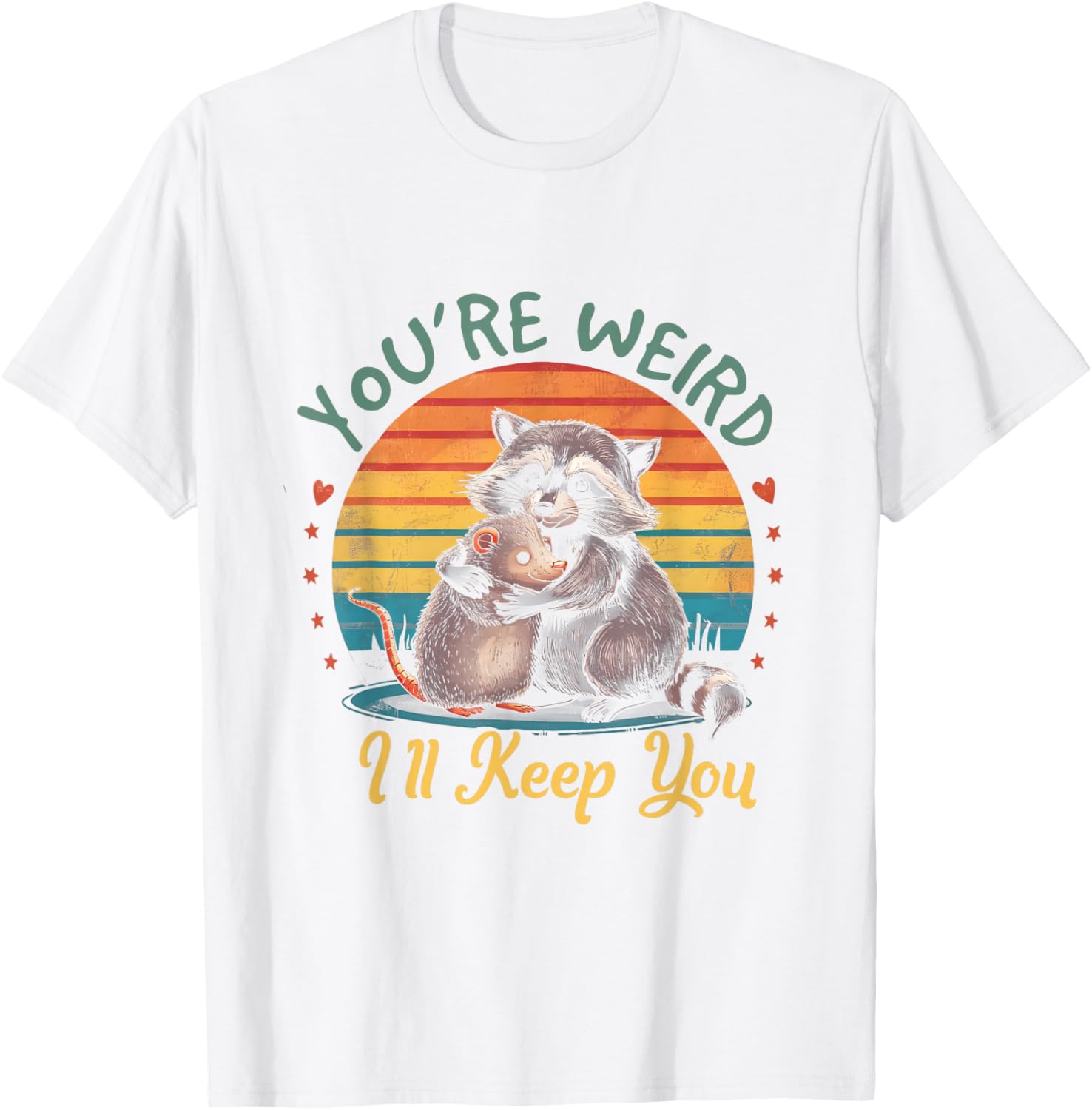 Celebrate Your Weirdness with Our Fun You Are Weird I'll Keep You T-Shirt - 3