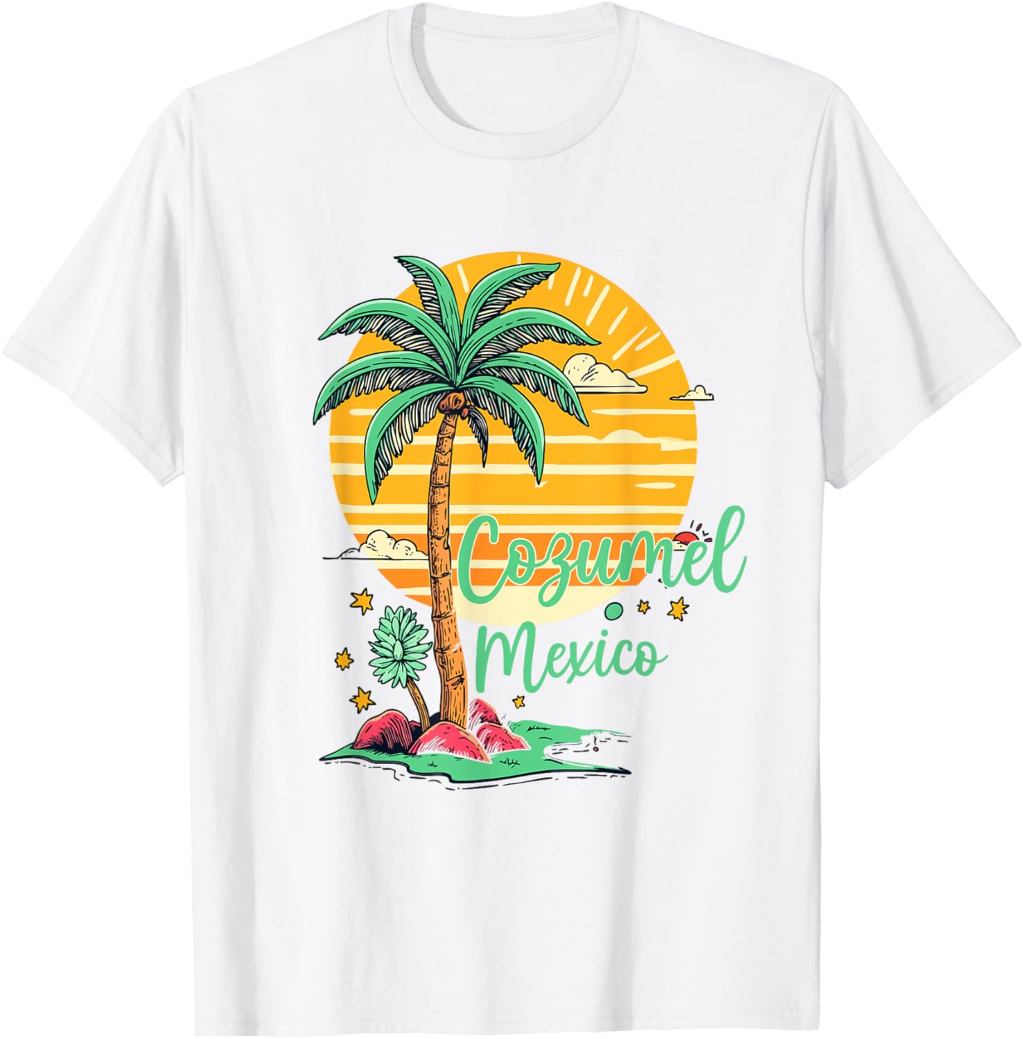 Cozumel Mexico Souvenir T-Shirt for Men and Women - Vacation Reminder Apparel - 2