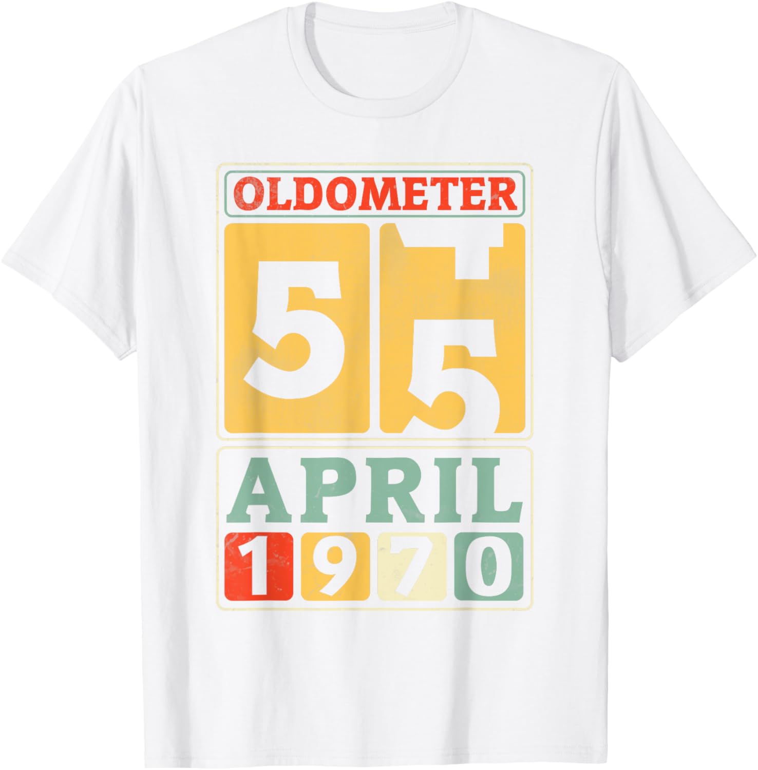 Vintage 55th Birthday T-Shirt for April 1970 Birthdays, Great Gift! - 20