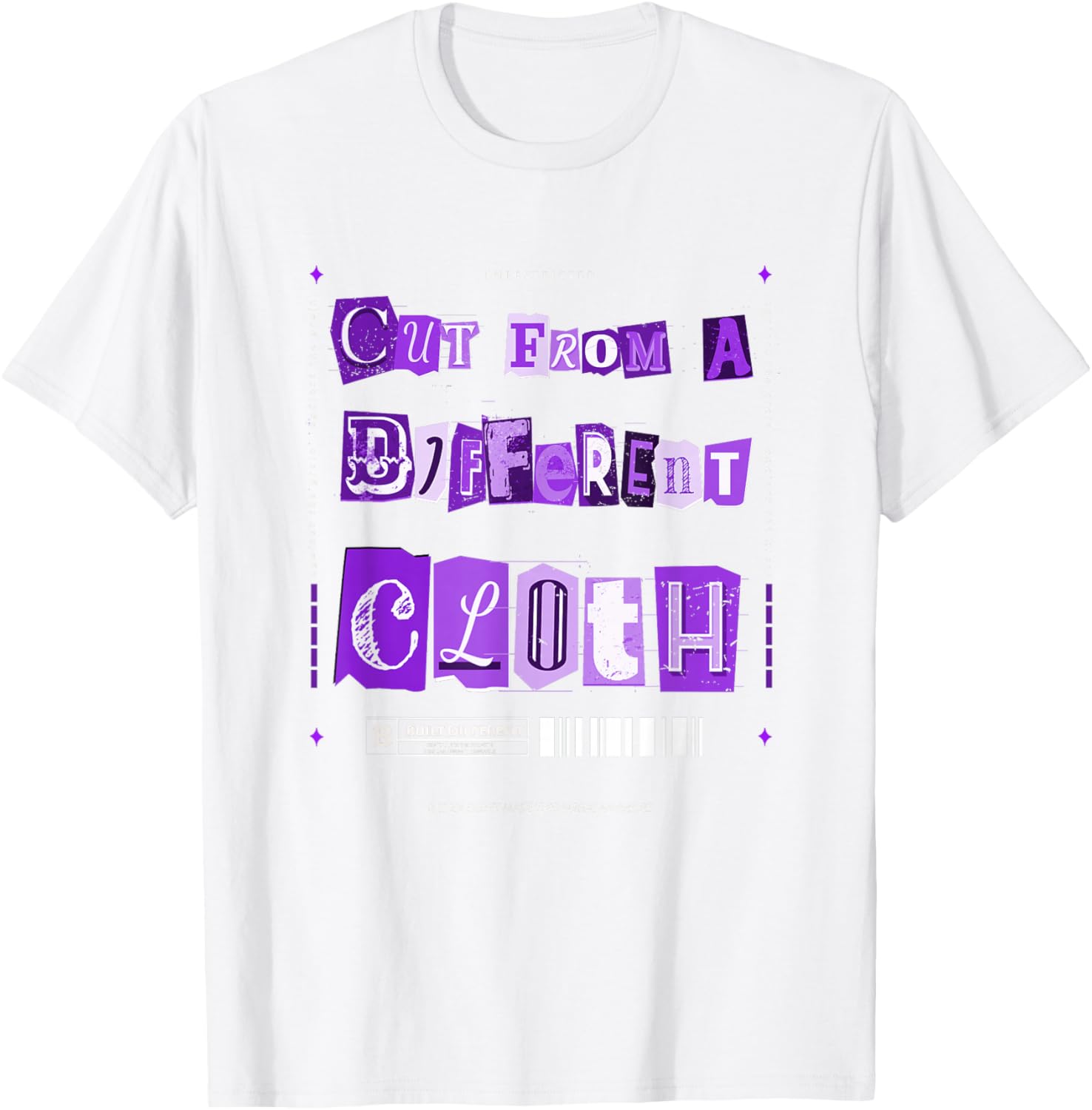 Vibrant Purple Graphic T-Shirt From A Different Cloth for Stylish Comfort - 9