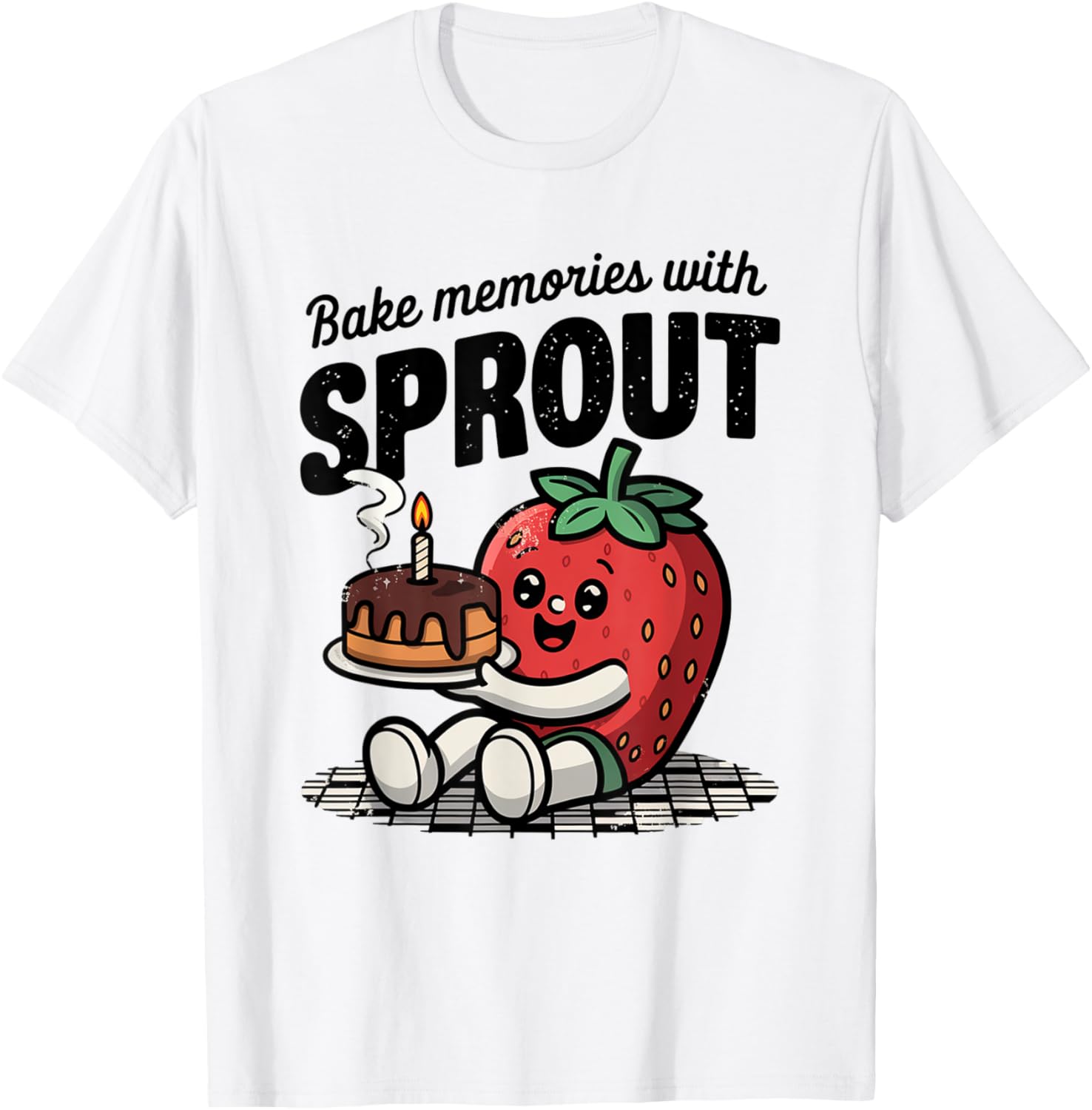 Bake Memories with Sprout Dandy's World Birthday T-Shirt for Kids - 1