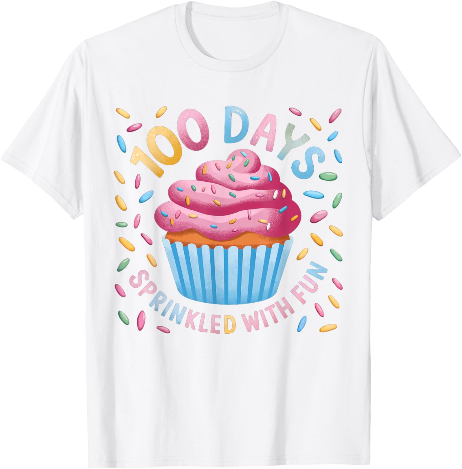 100 Days of Fun 100th Day of School Teacher T-Shirt for Girls - 2