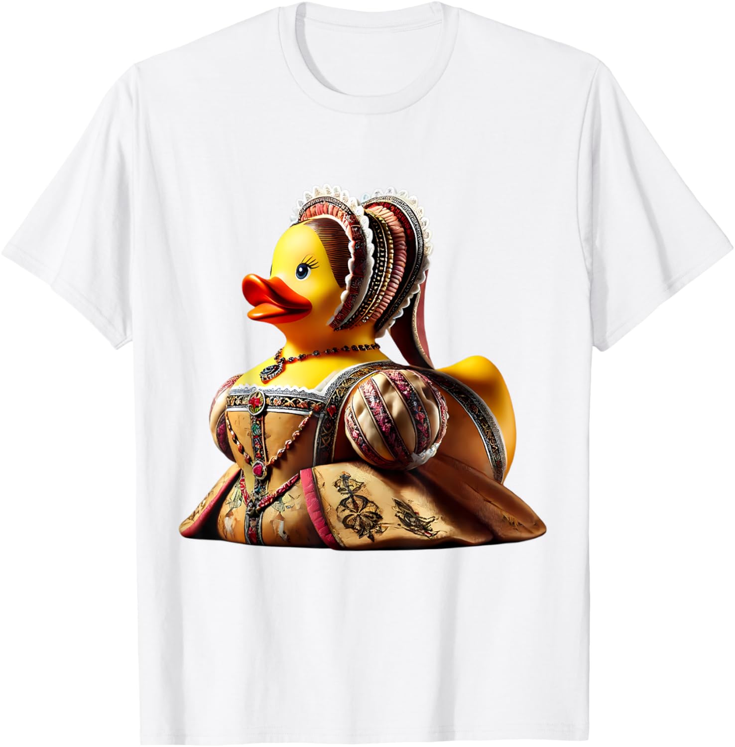 Rubber Duck Anne Boleyn T-Shirt Fun Historical Figure Apparel - 24