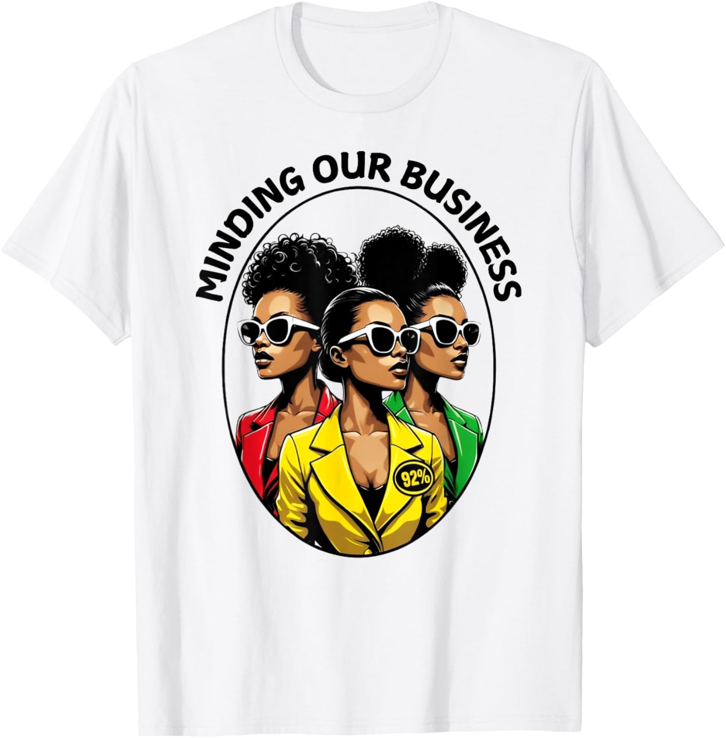 92 Percent Vote Tee for Black Women - Stylish and Empowering T-Shirt - 12