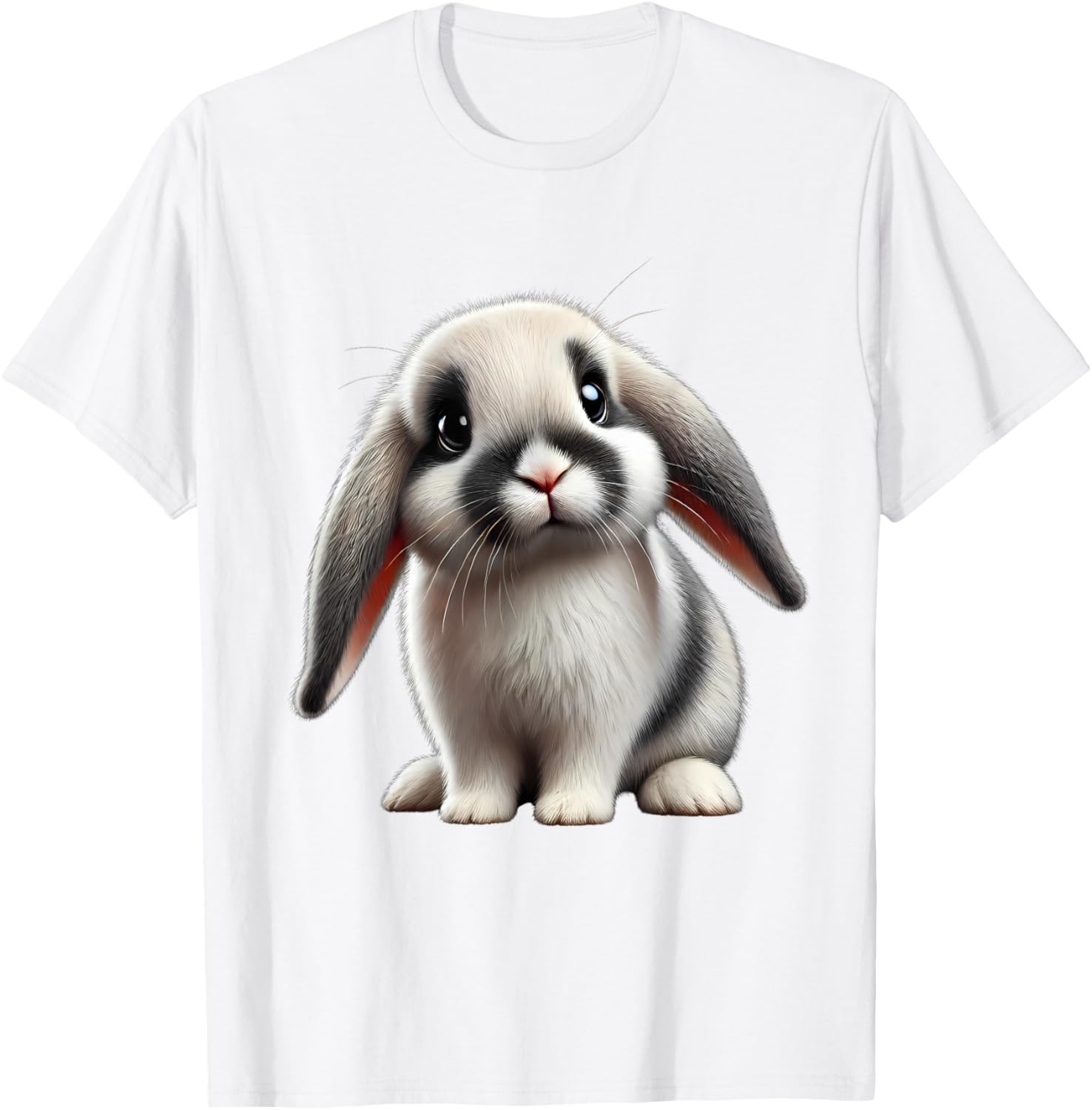 Cute Bunny T-Shirt for Kids and Women - Fun Rabbit Graphic Tee - 9
