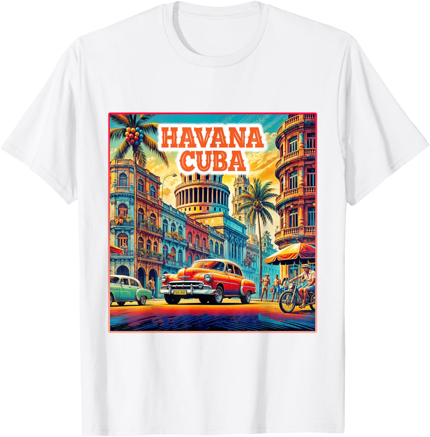 Vintage Havana Cuba Family Trip T-Shirt - Retro Tourist Tee for Fun Adventures - 22