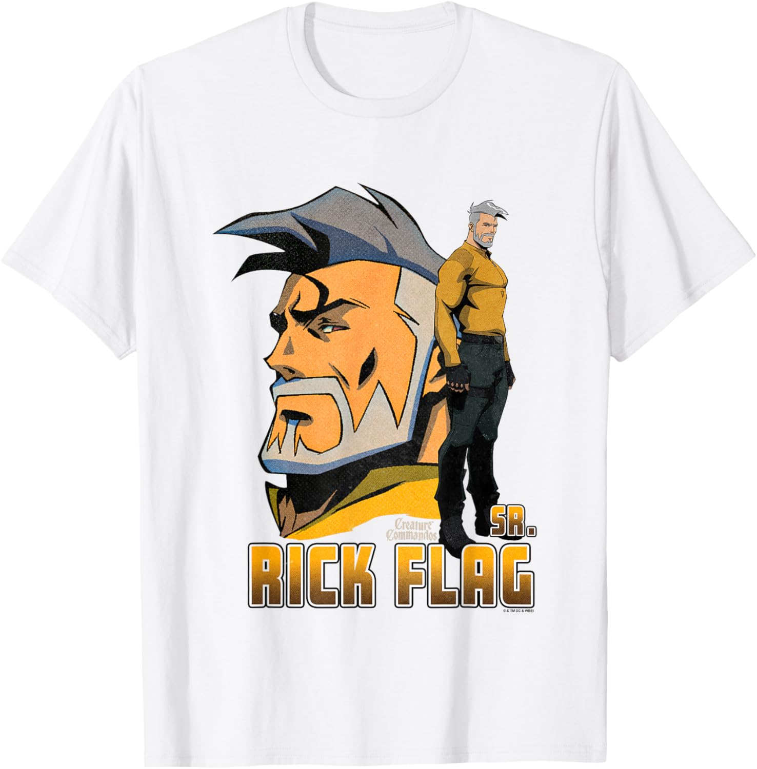 Creature Commandos Rick Flag Sr. T-Shirt for Fans of Action Heroes - 4