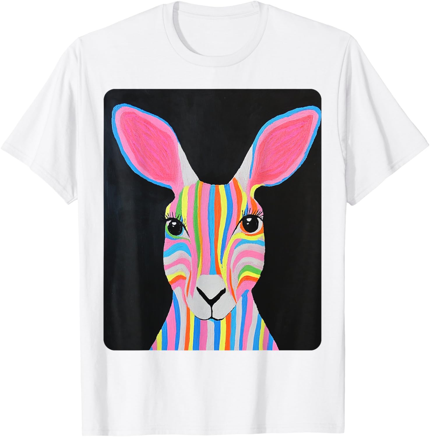 Vibrant Kangaroo Graphic T-Shirt for Style Lovers and Animal Fans - 5