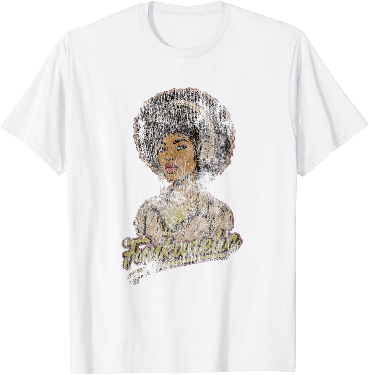 70s Funk Afro Women Soul Retro Vintage Graphic T-Shirt for Cool Style - 2