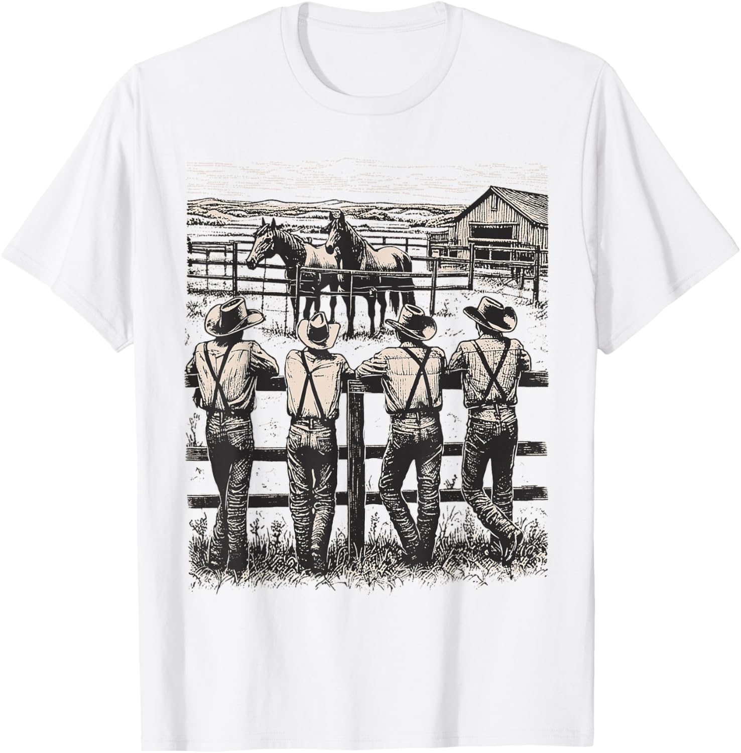 Vintage Western Cowboy Howdy Rodeo T-Shirt for Men and Women - 5